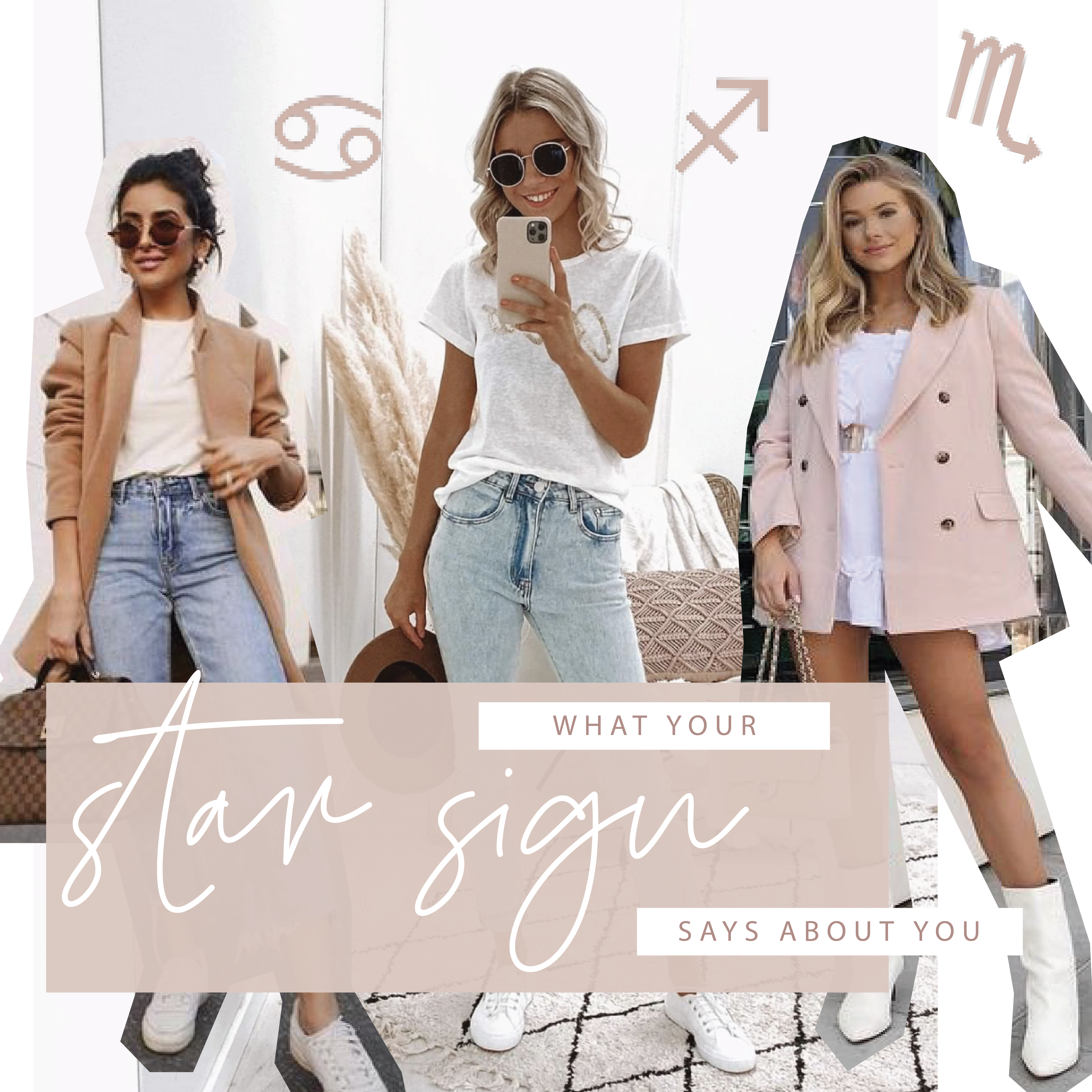 What your star sign says about your STYLE... ♑︎♒︎♉︎