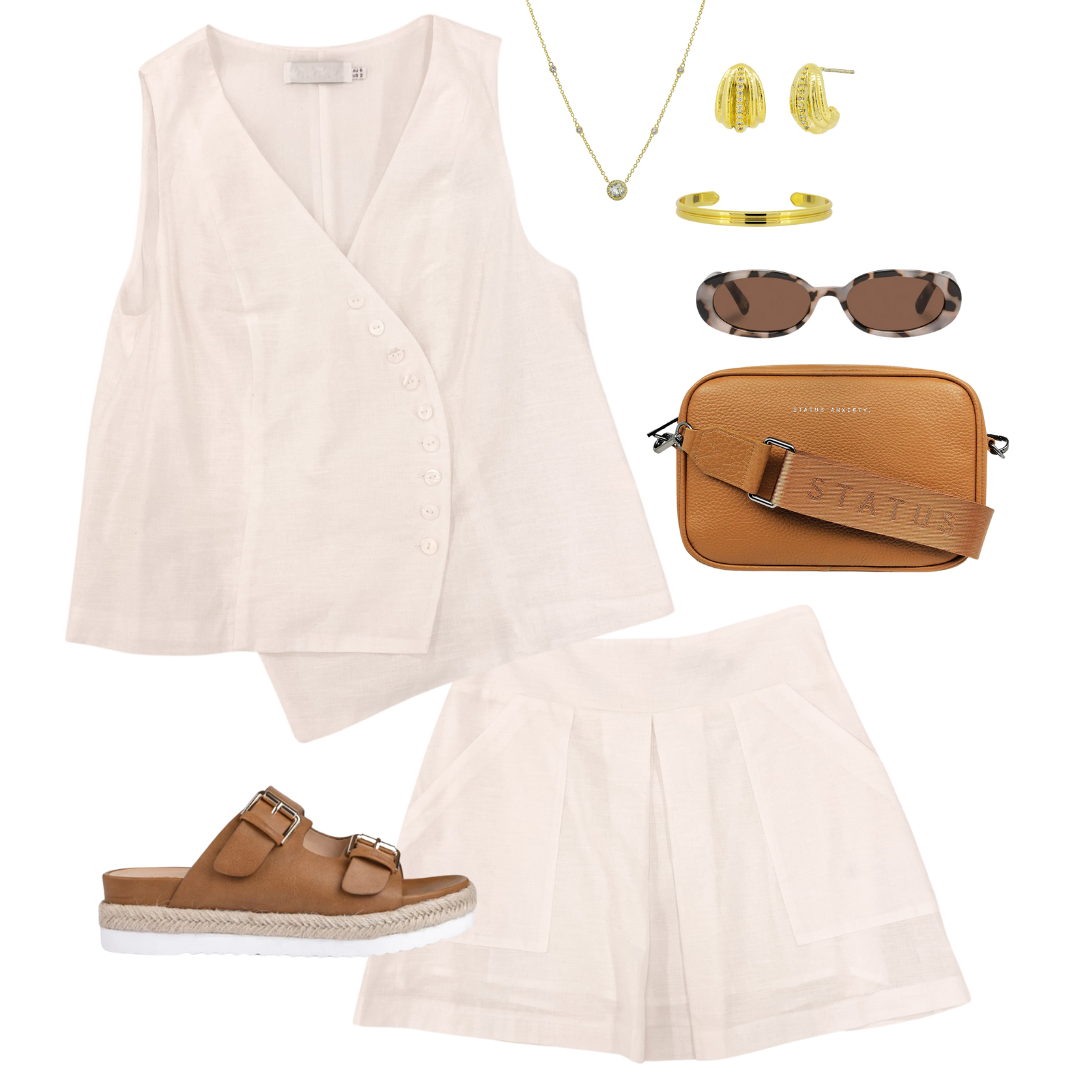 The Halina Set White