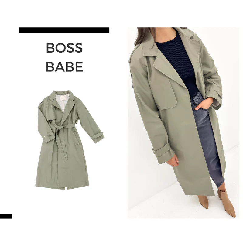 Trench Styling - Boss Babe