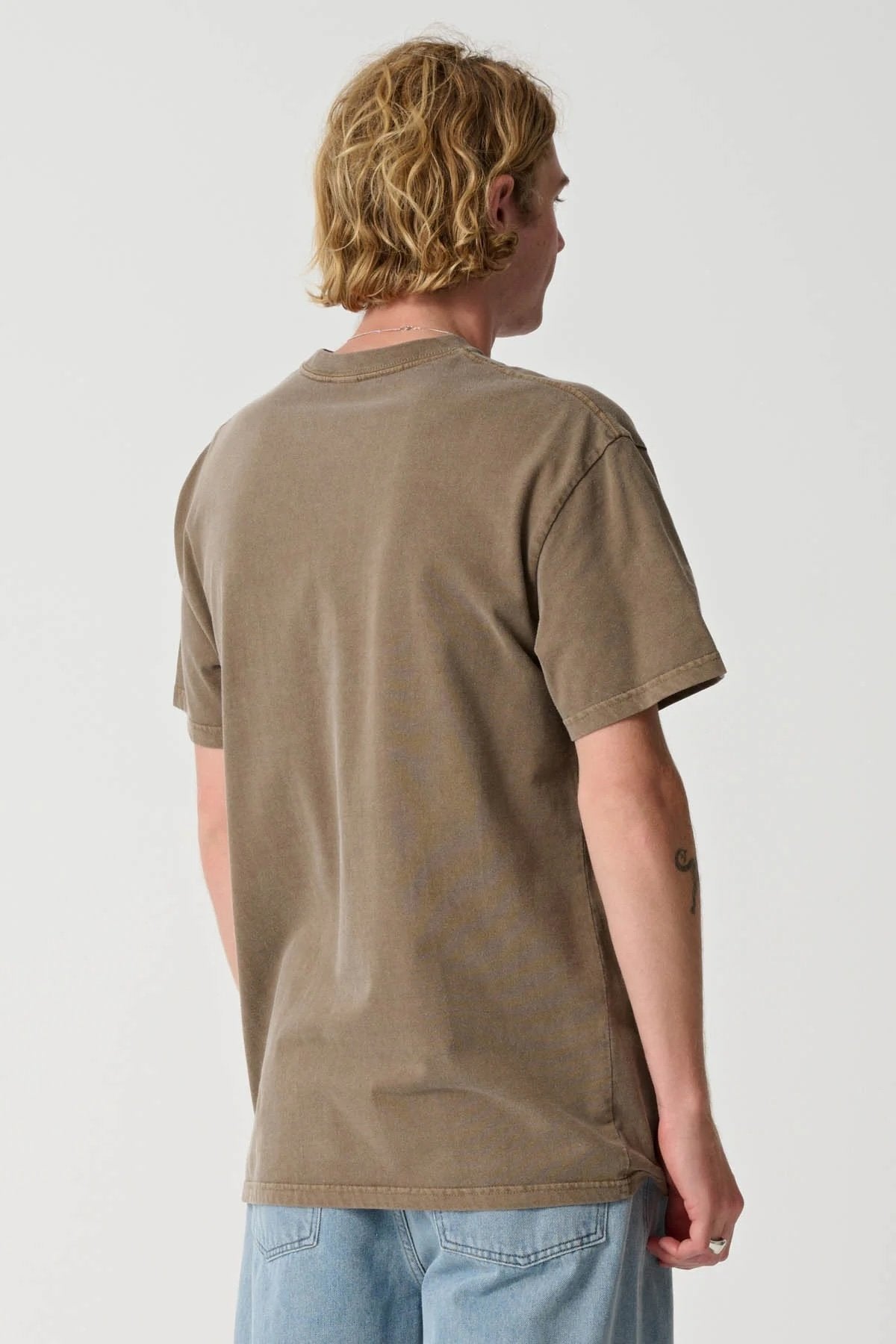 91 Key Italic OG Short Sleeve Tee Pigment Coffee