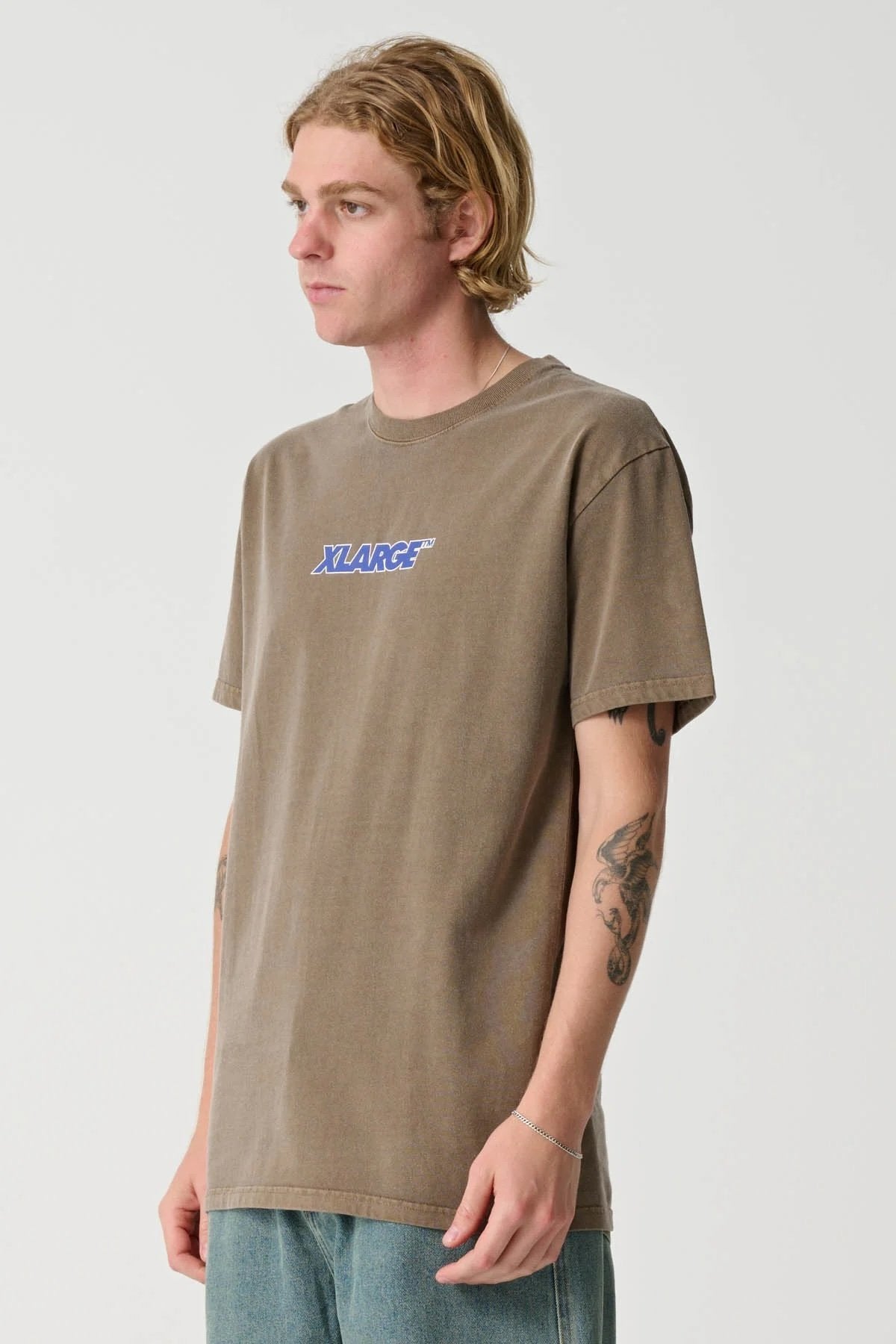 91 Key Italic OG Short Sleeve Tee Pigment Coffee