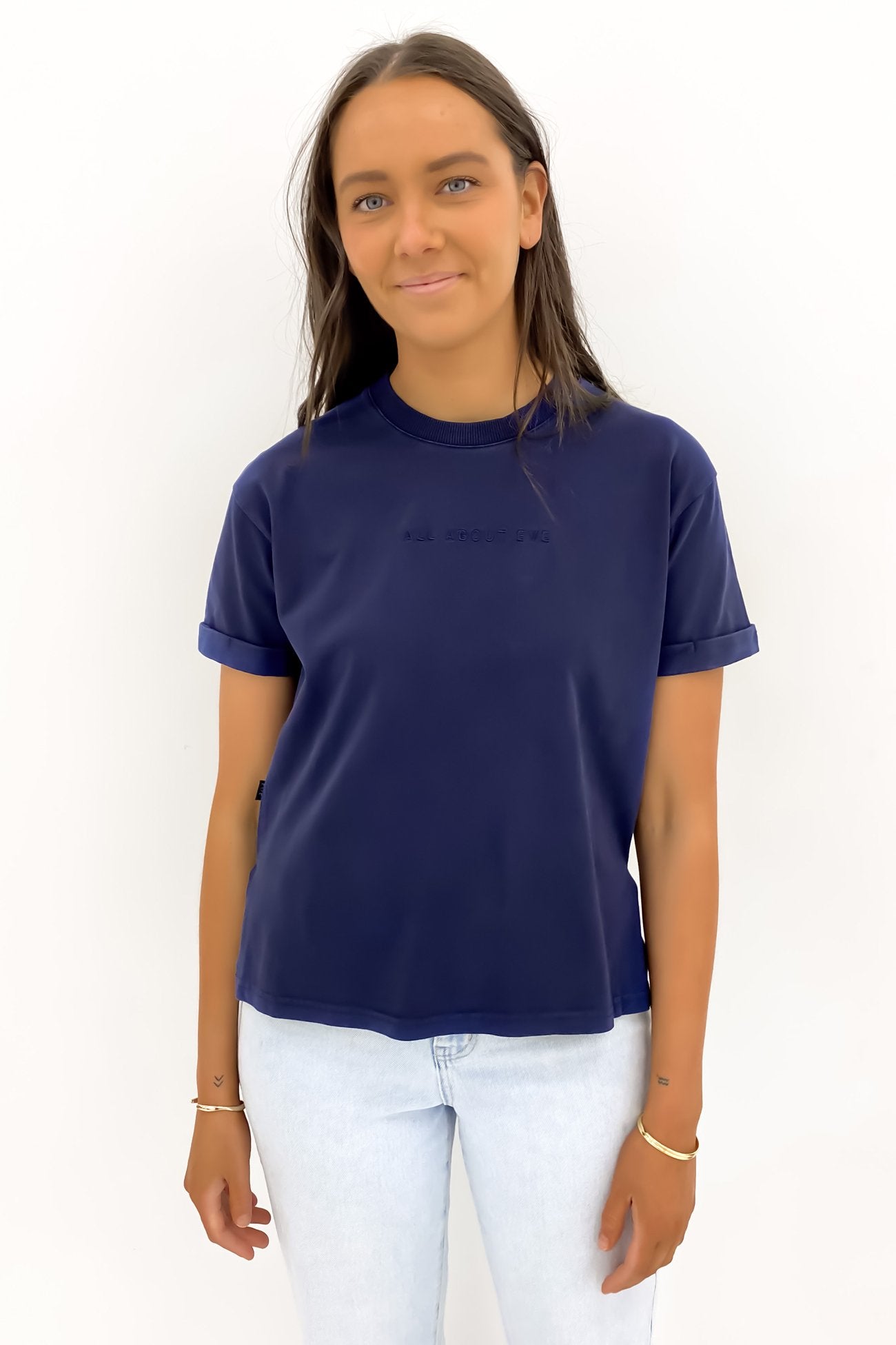 AAE Washed Tee Navy