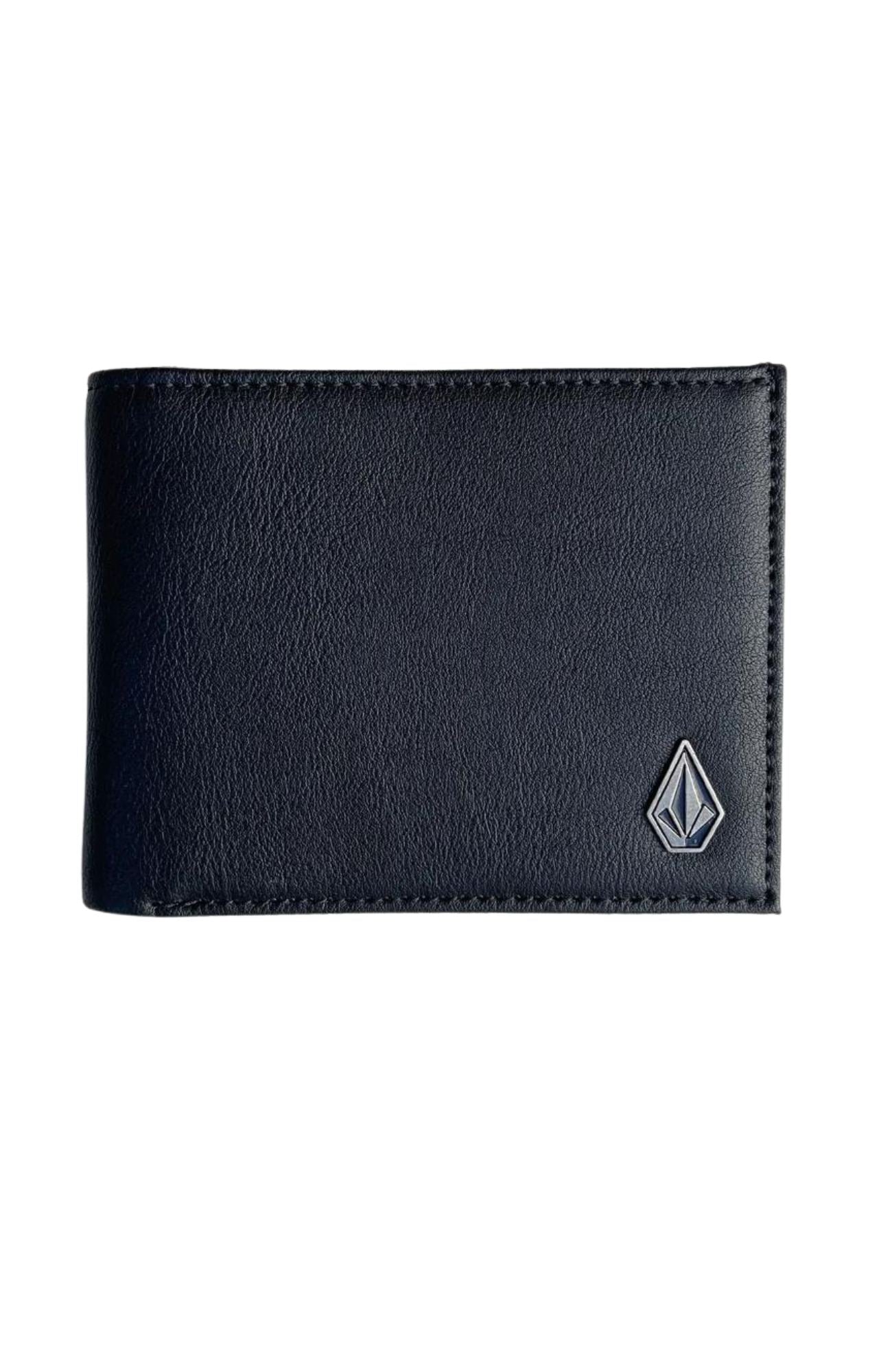 Slim Stone Wallet Black