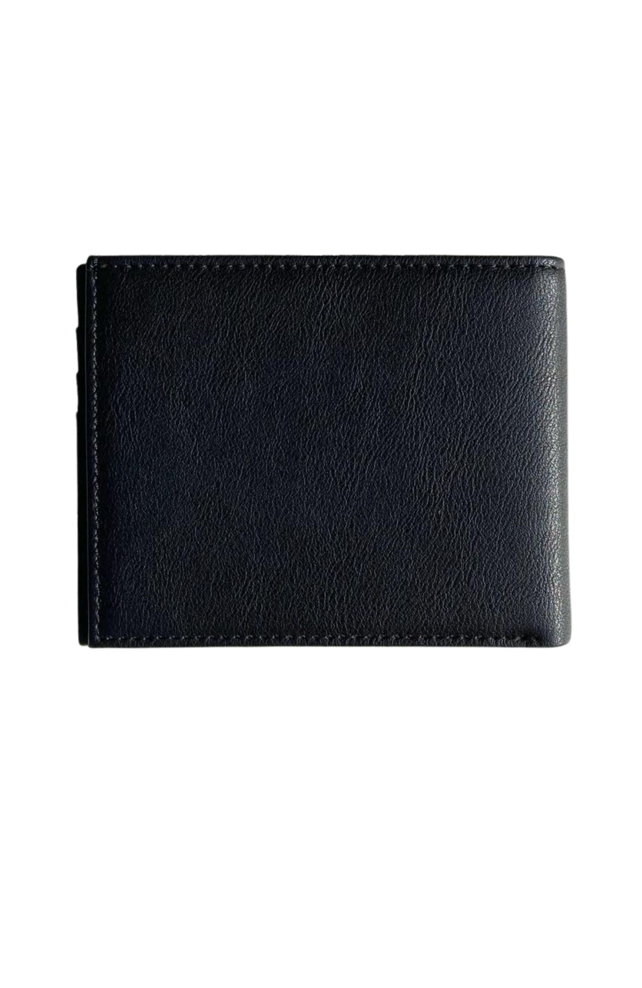 Slim Stone Wallet Black