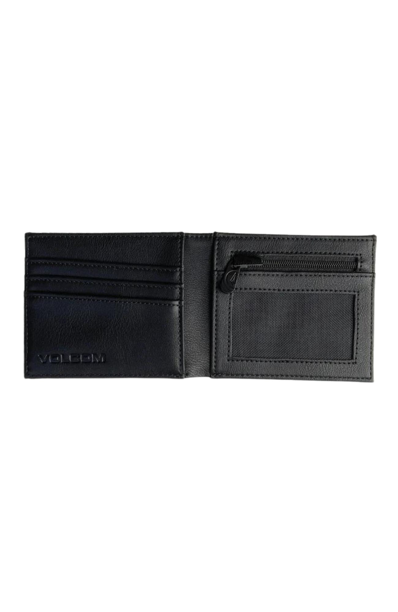 Slim Stone Wallet Black