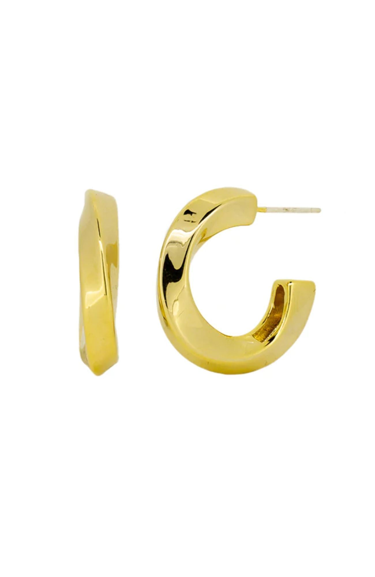 Adele Hoops Gold