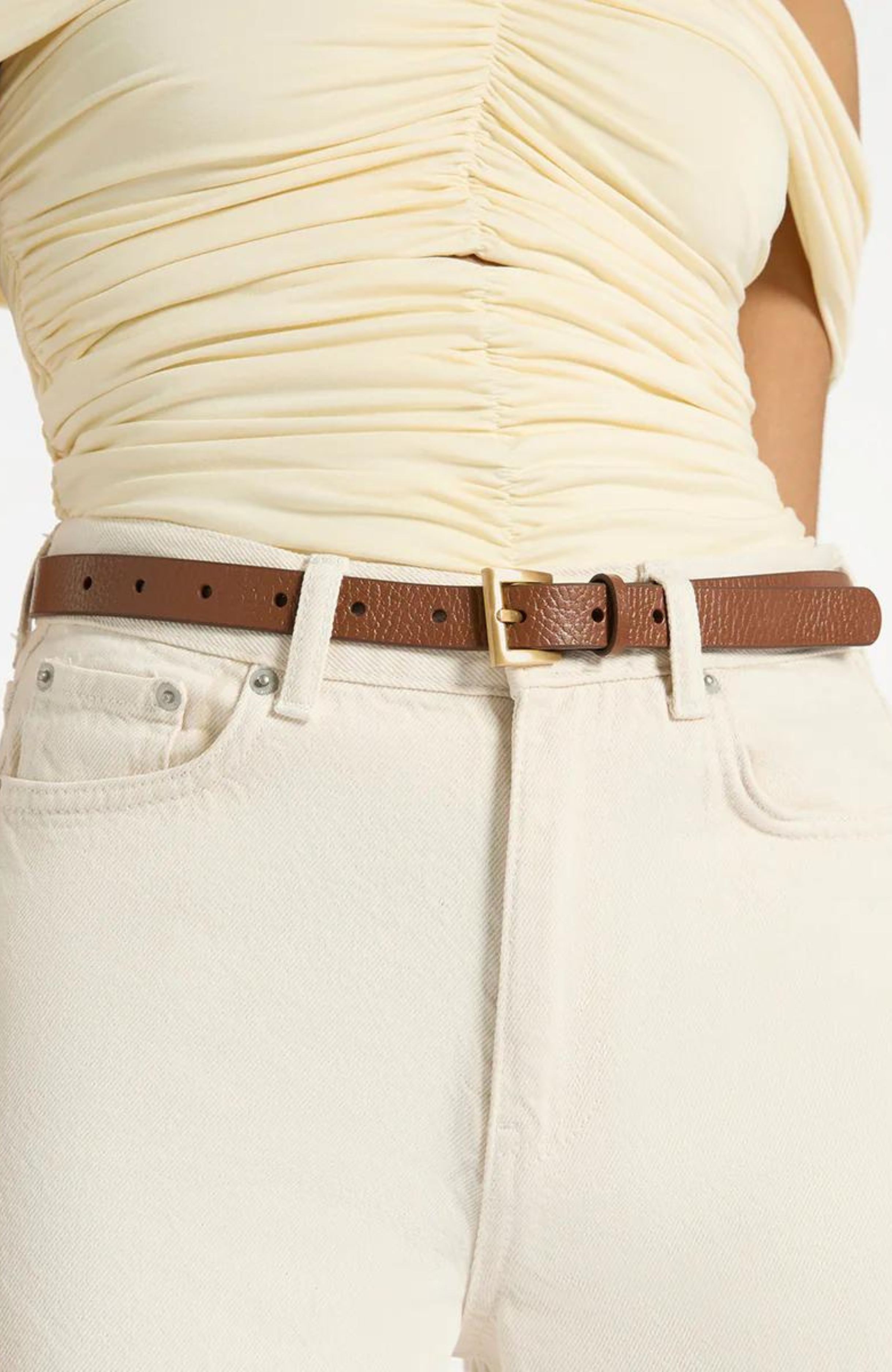 Part Of Me Belt Tan Gold