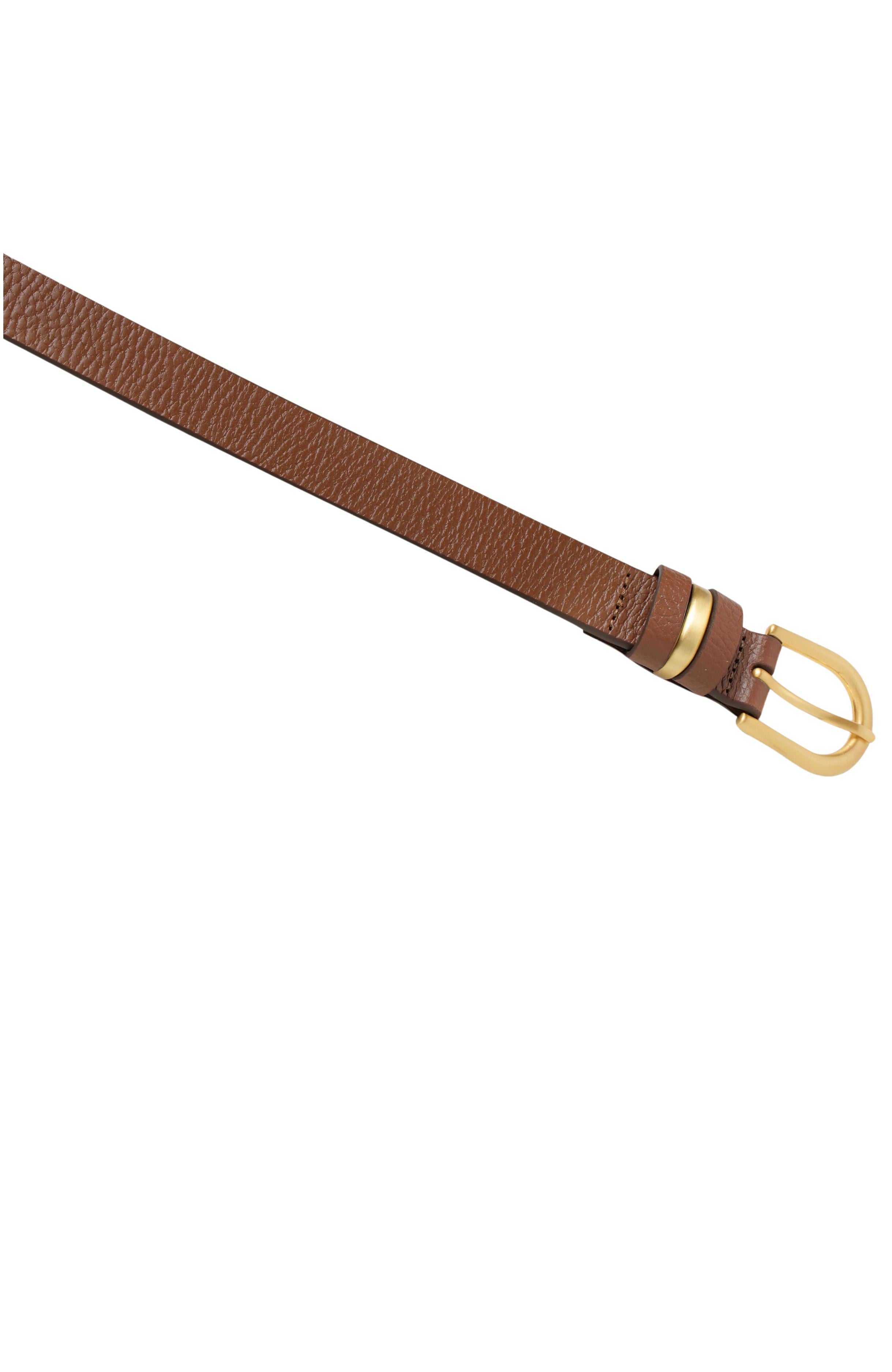 Over And Over Belt Tan Gold