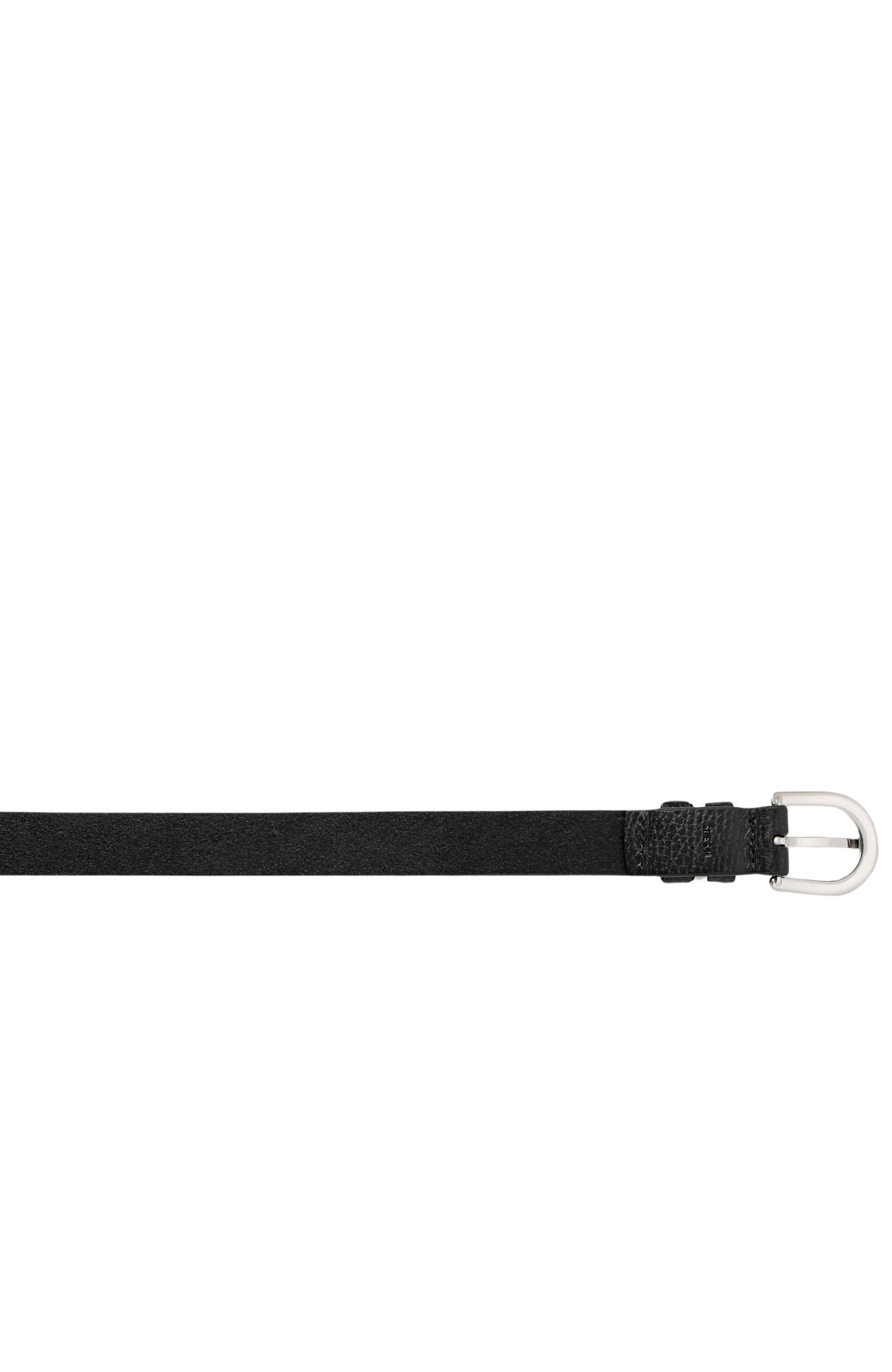 Over And Over Belt Black Silver