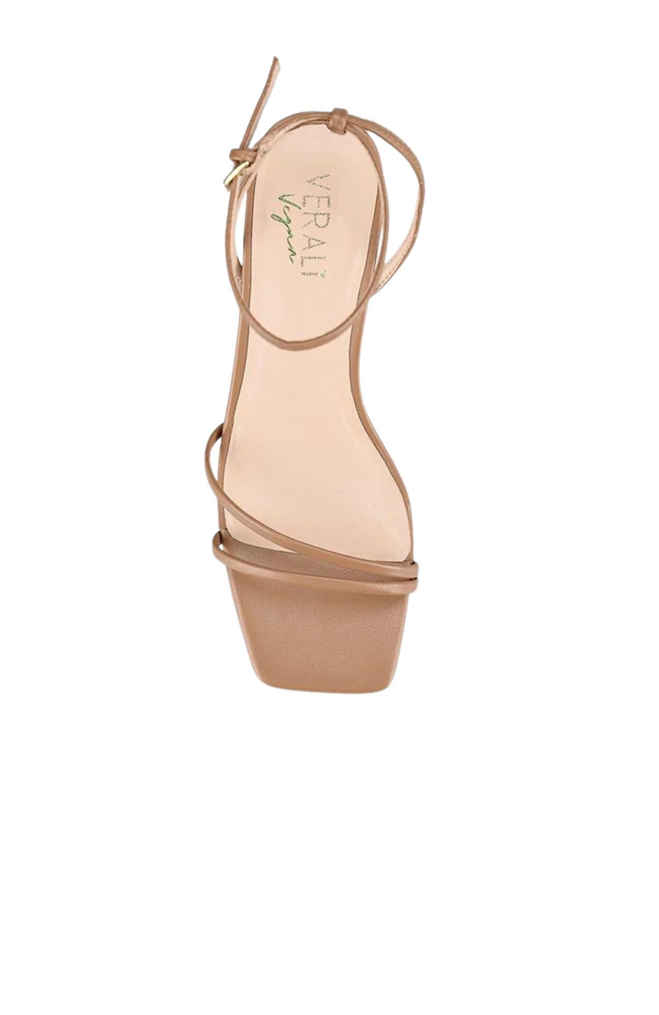 Stevie Block Heel Sandal Dark Camel