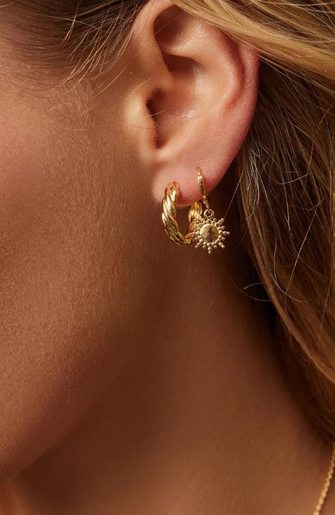 Ambre Earrings Gold