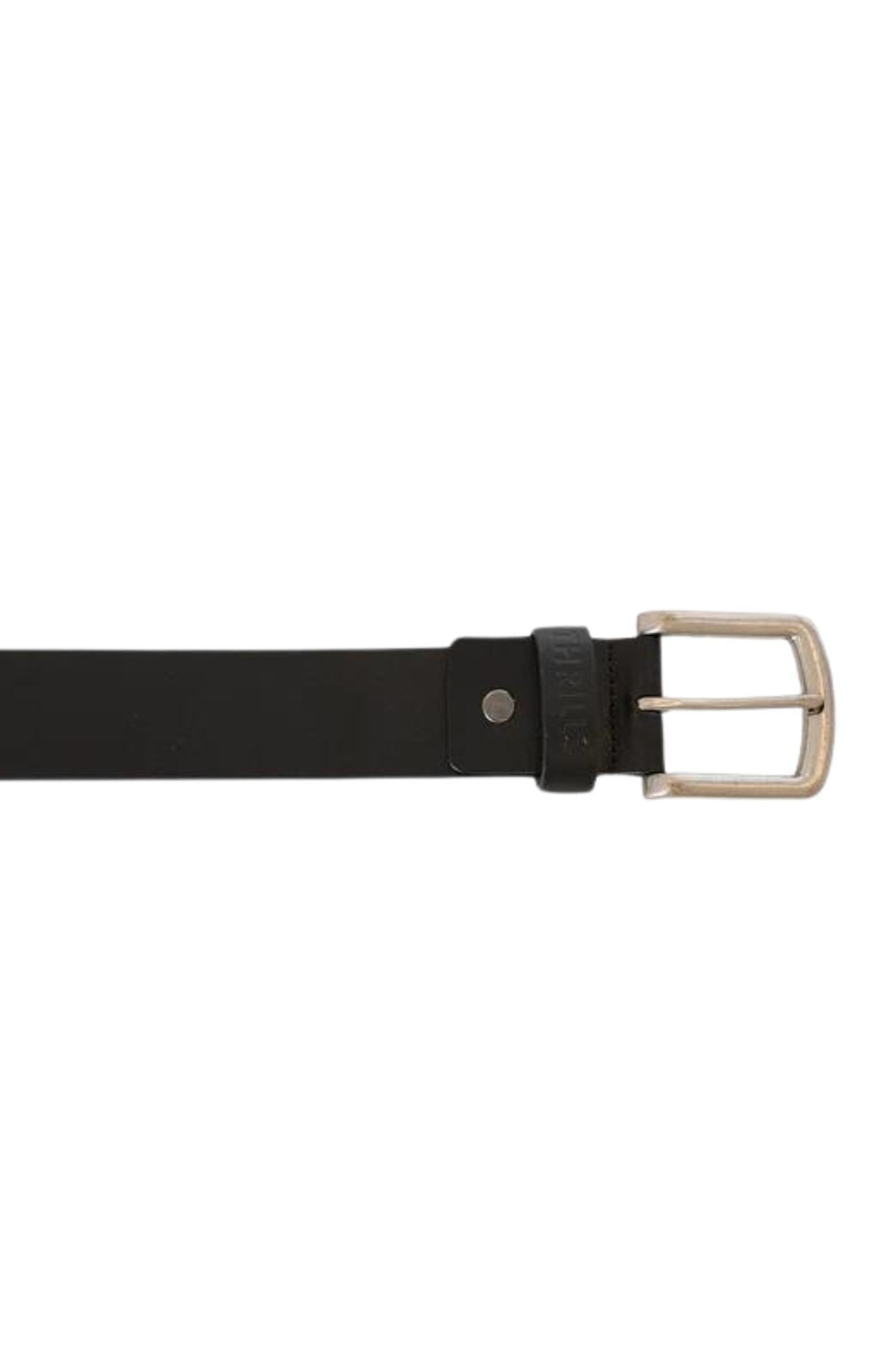 Thrills Leather Belt Black