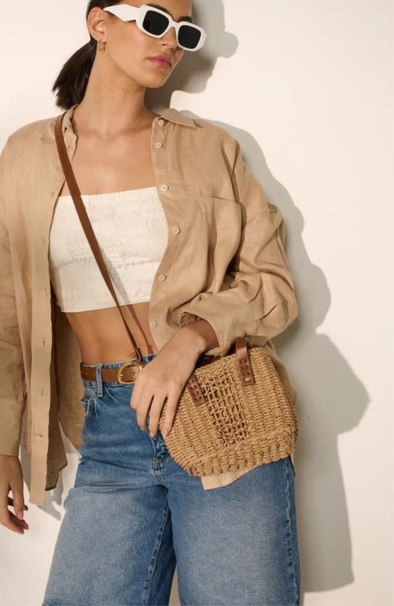 Mora Straw Bag Tan