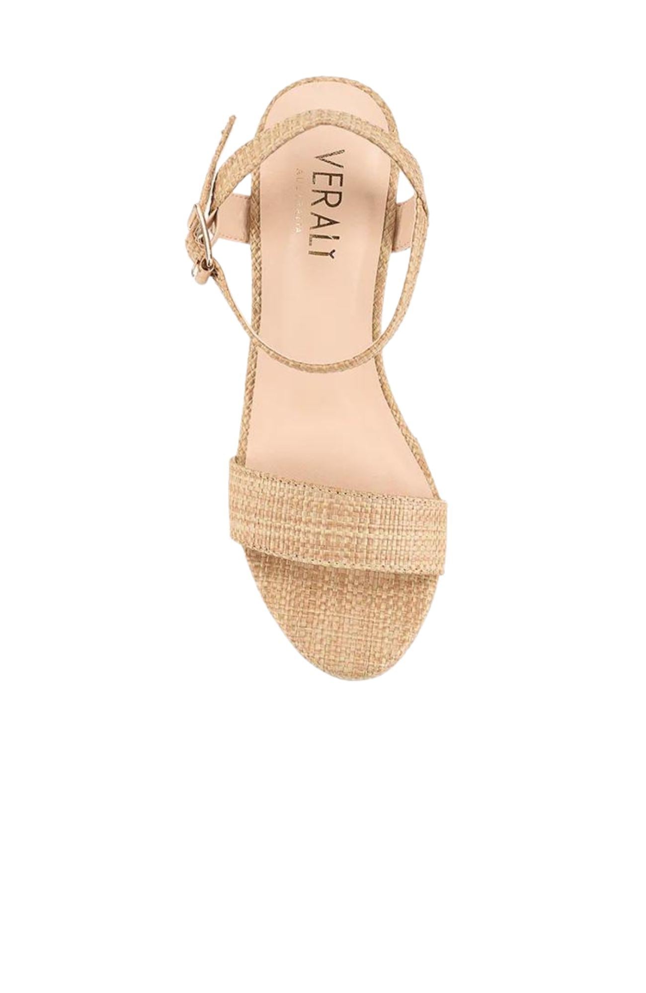 Amaya Wedge Natural Raffia