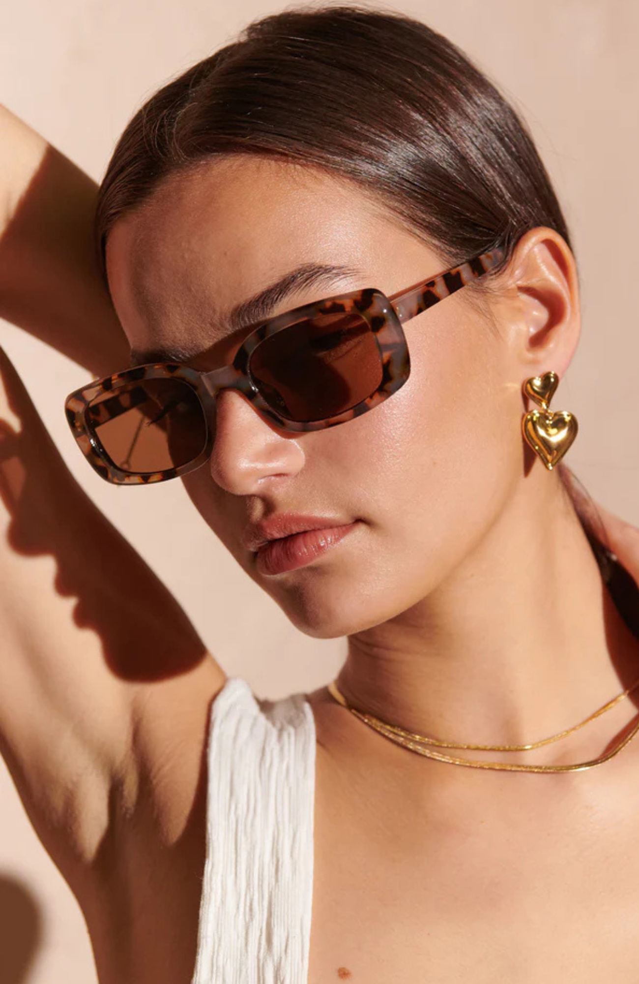 Portia Sunglasses // Light Tort