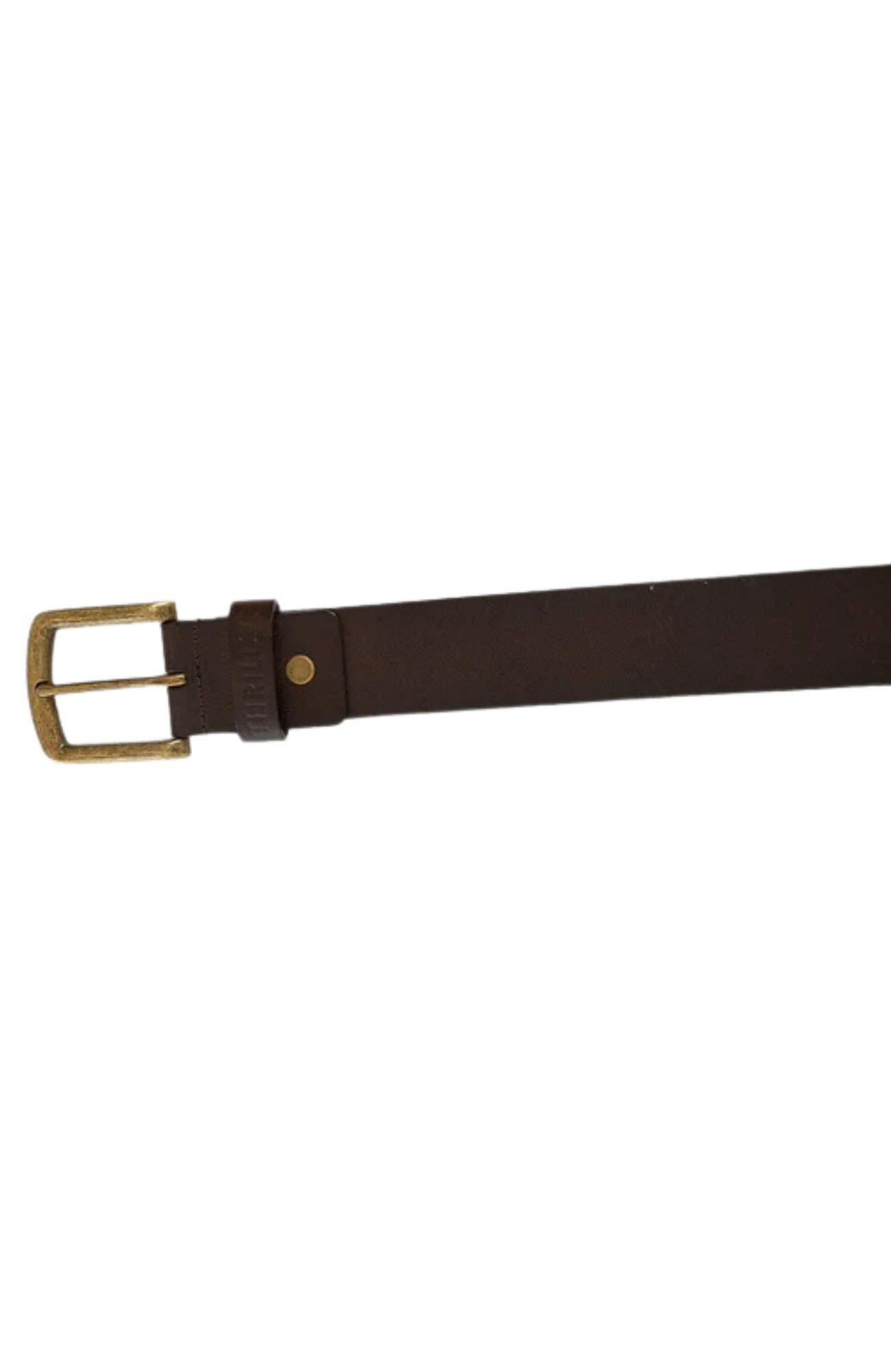 Thrills Leather Belt Brown