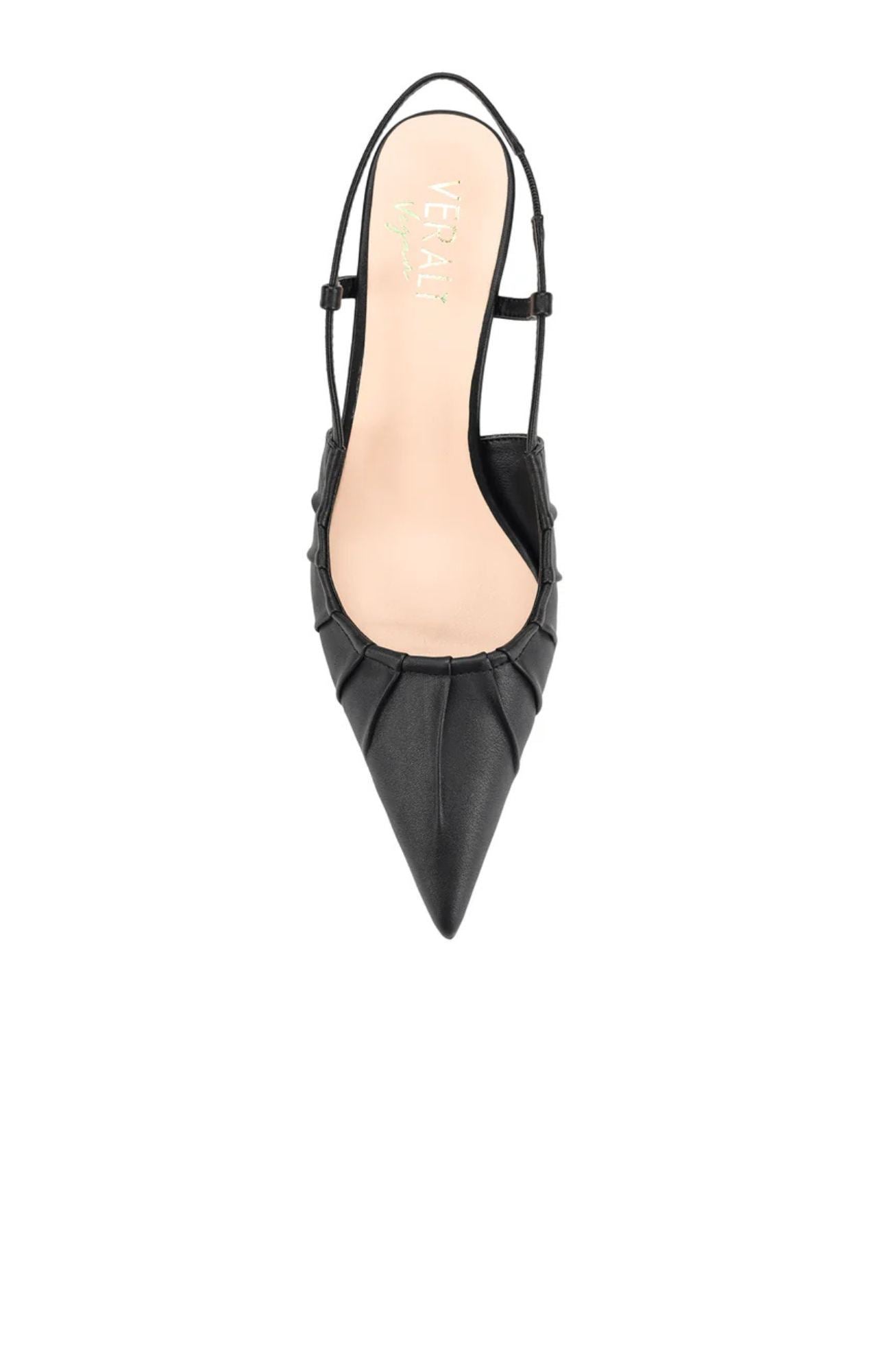 Lucius Slingback Kitten Heels Black