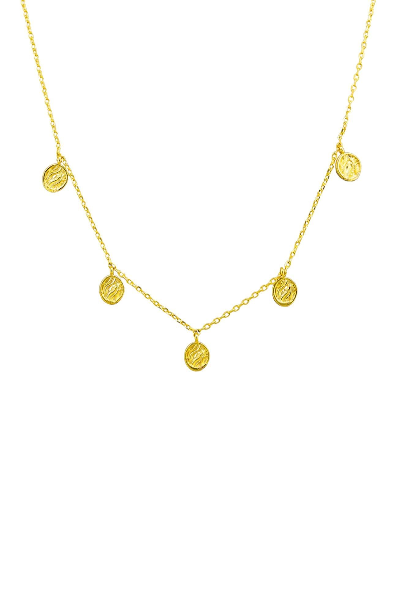 Citron Charm Necklace Gold