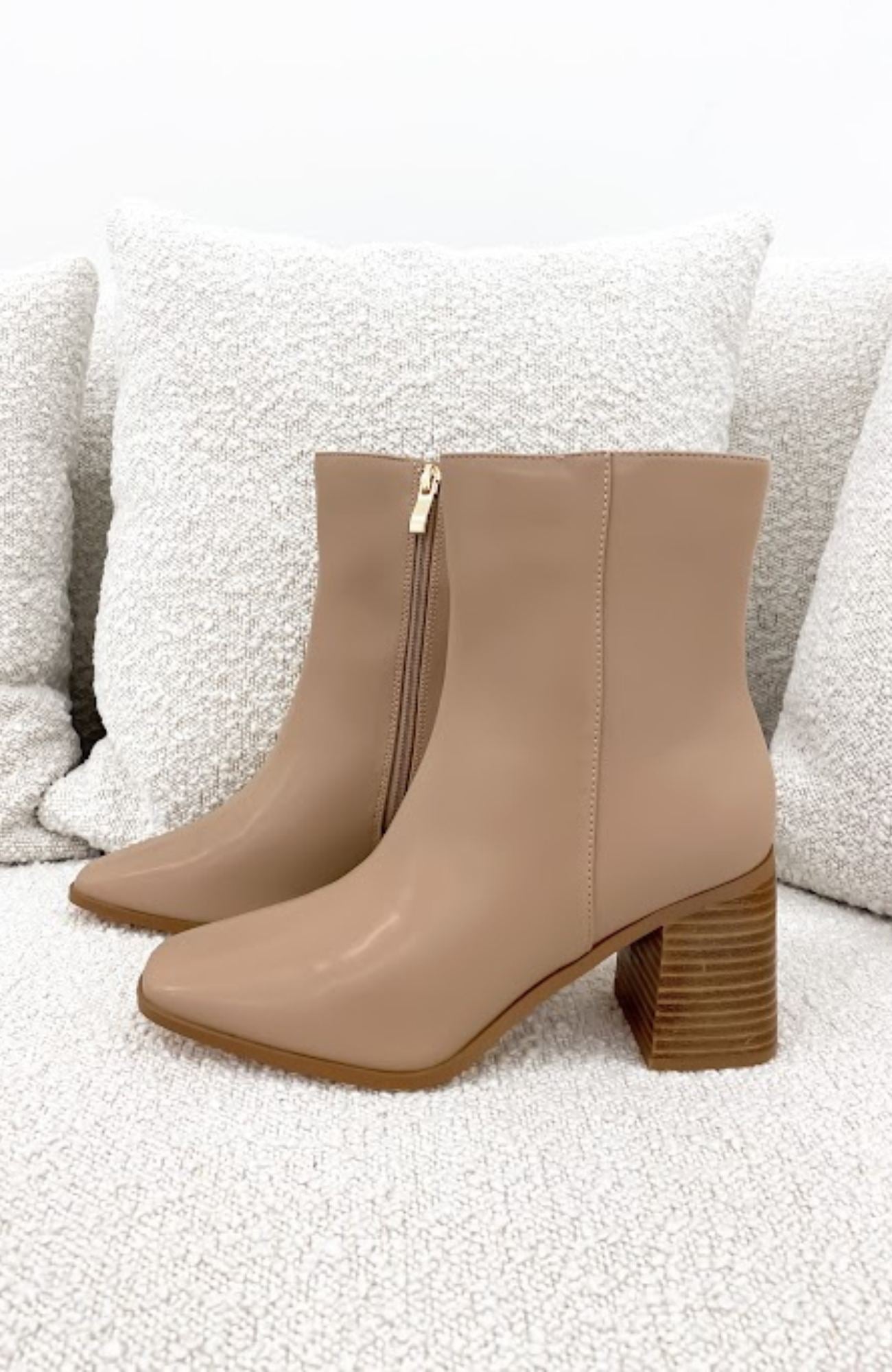 Liliah Ankle Boot Beige