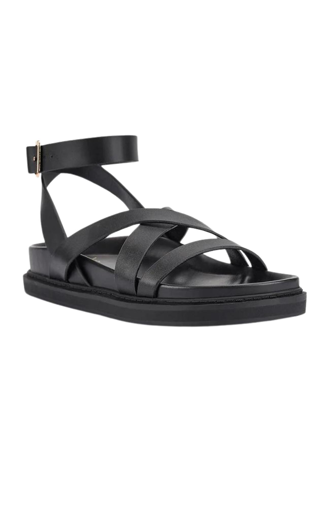 Brianna Footbed Sandal Black