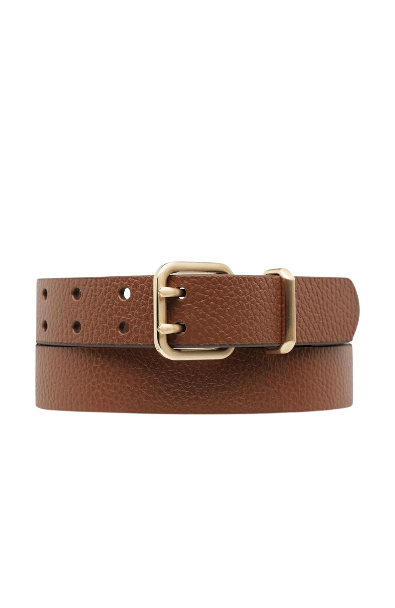 Barely Moving Belt Tan Gold