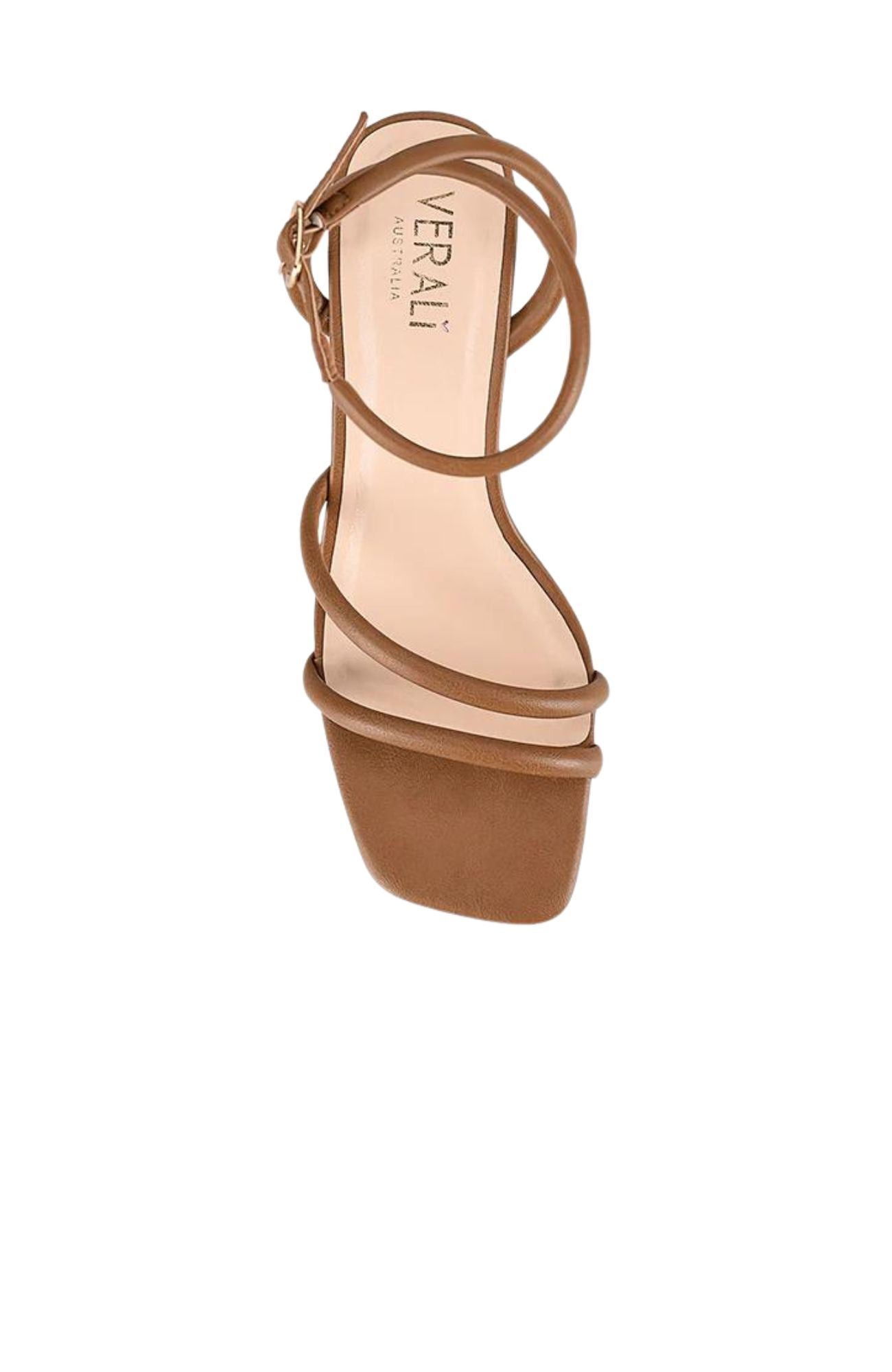 Nadia Block Heel Sandal Tan