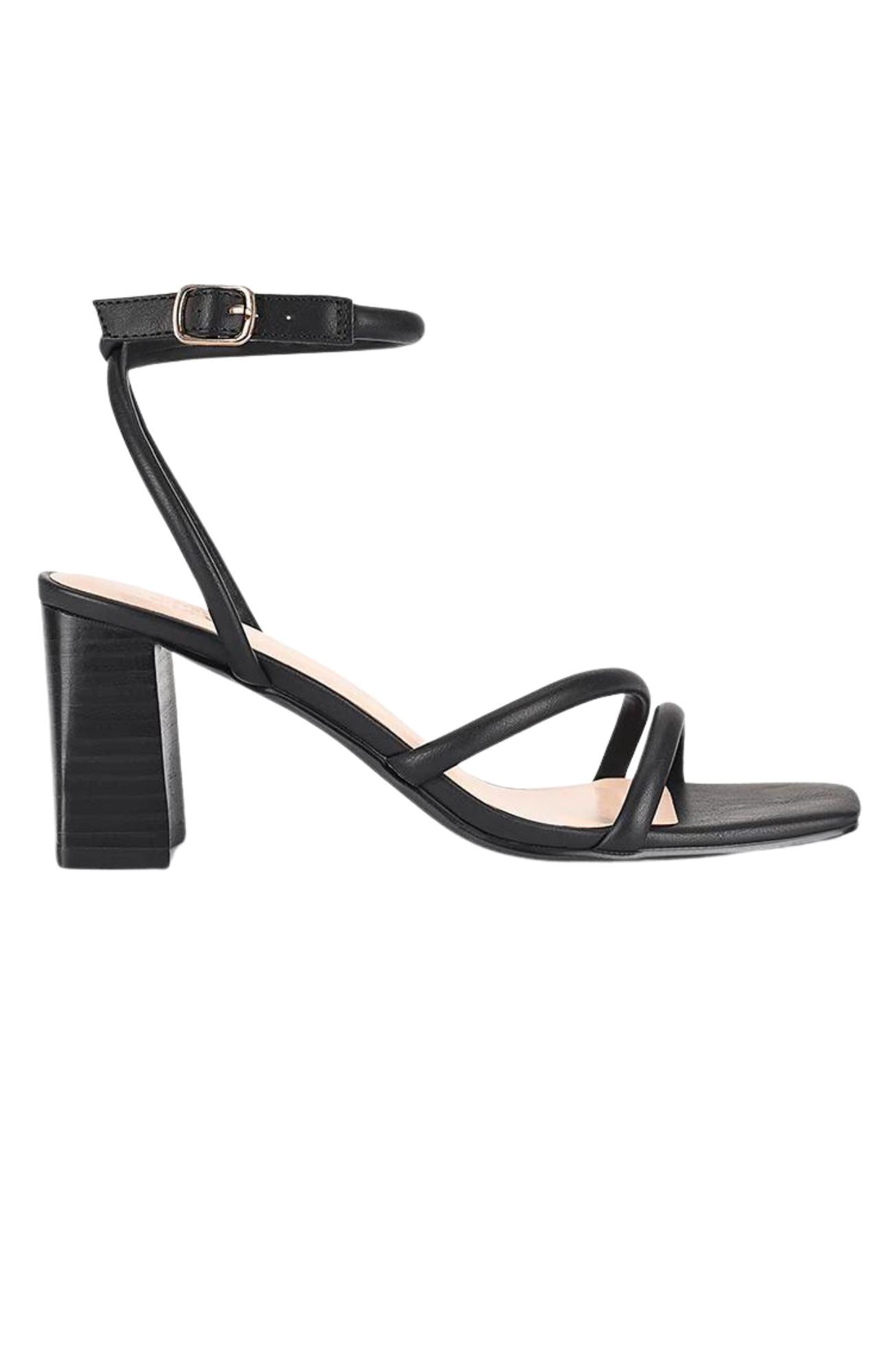 Nadia Block Heel Sandal Black