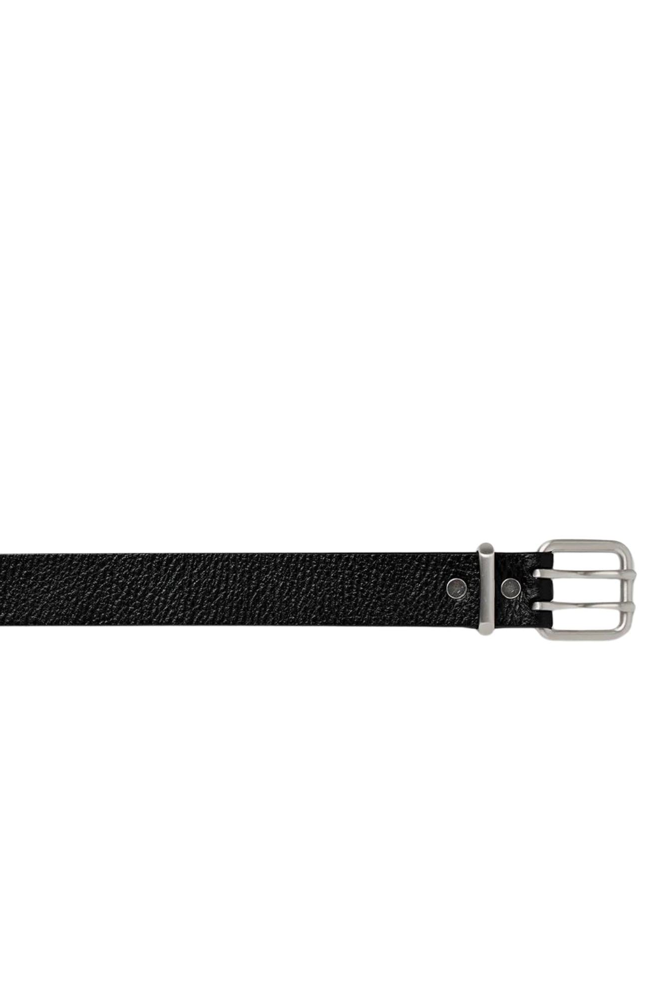 Barely Moving Belt Black Silver