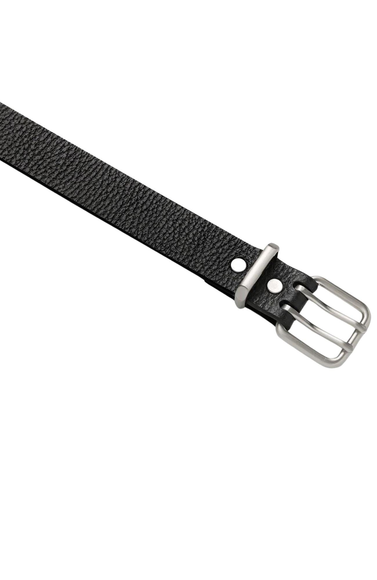 Barely Moving Belt Black Silver