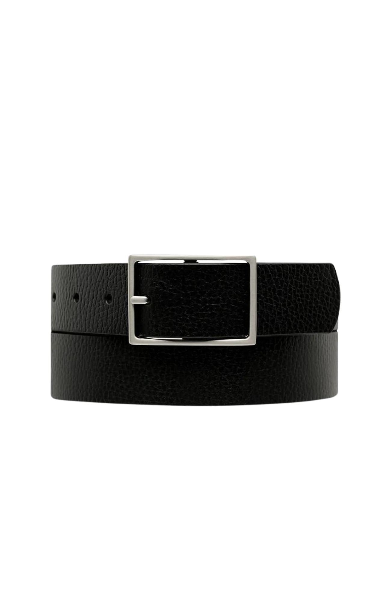 Getting Real Belt Black Silver