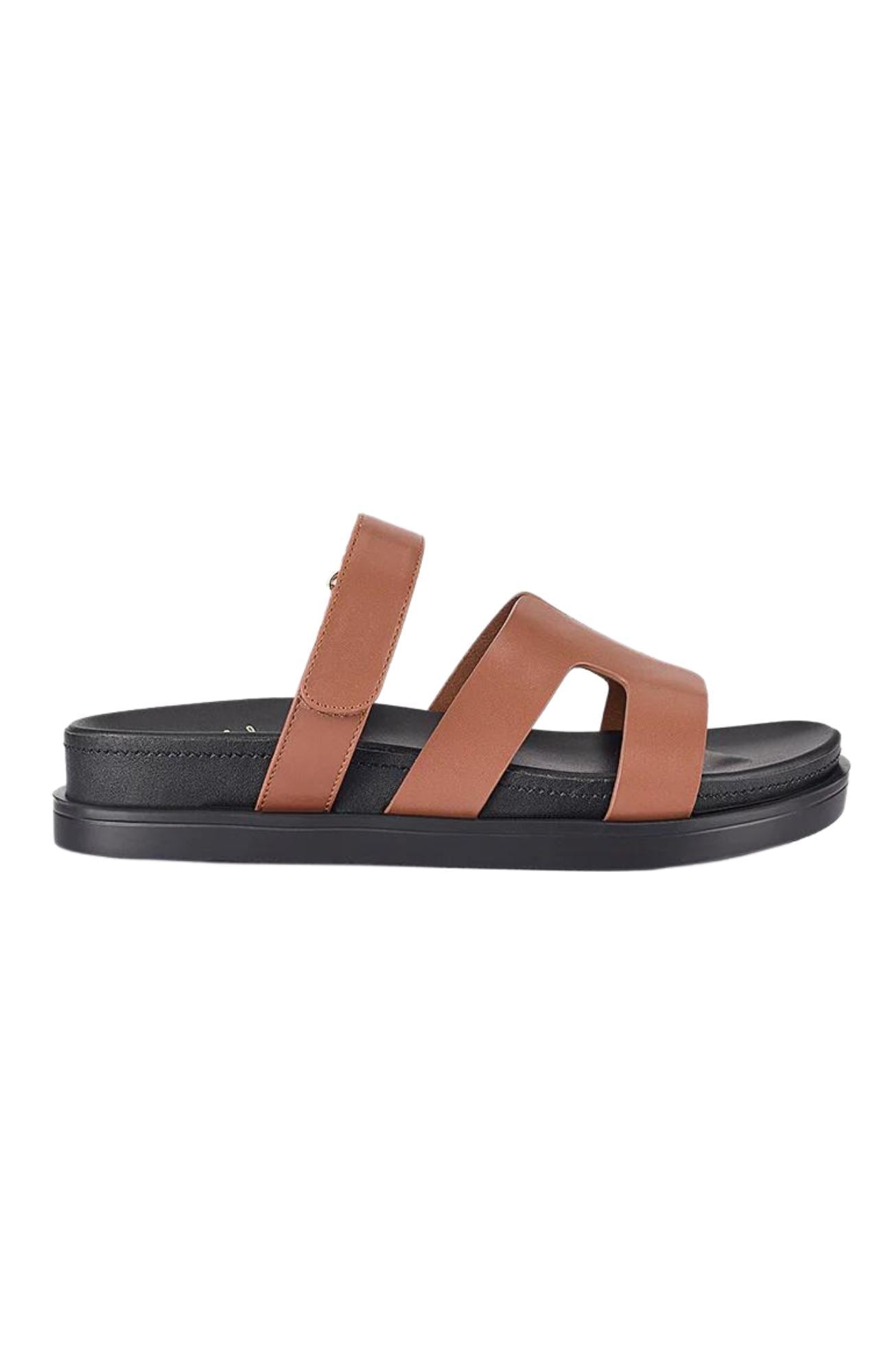 Oswald Footbed Slide Cognac