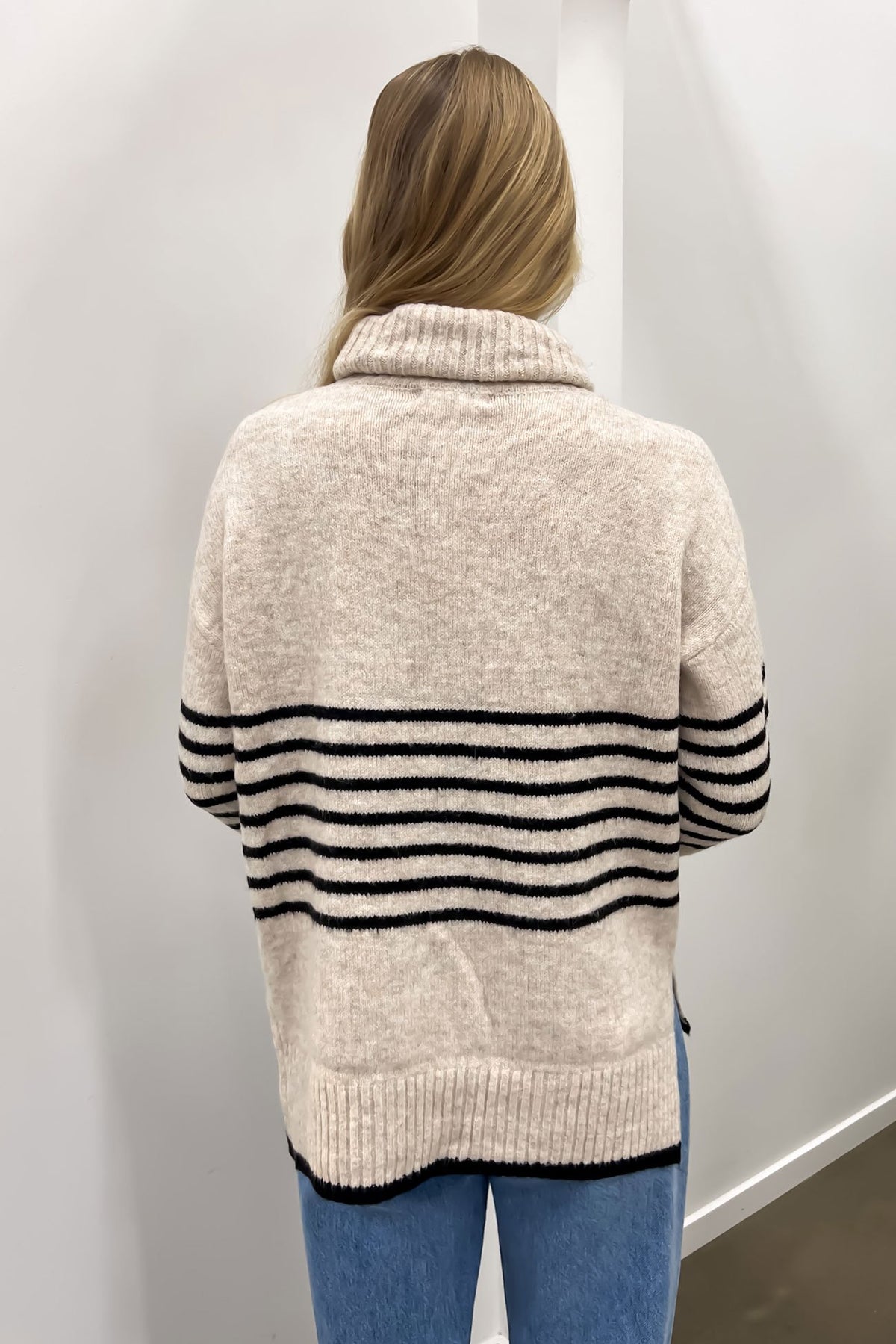 Oatmeal knit jumper best sale