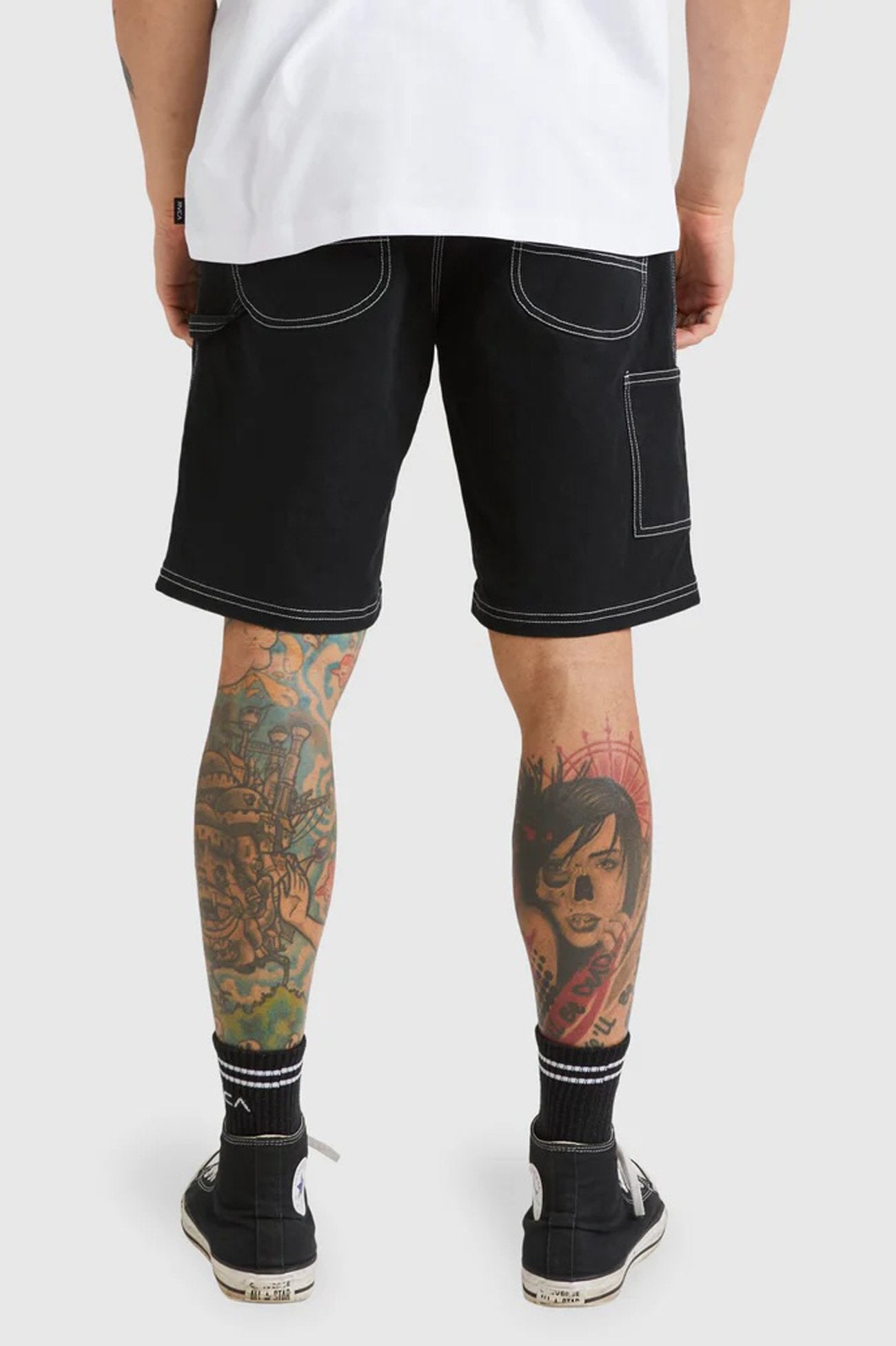 Americana Carpenter Short Black