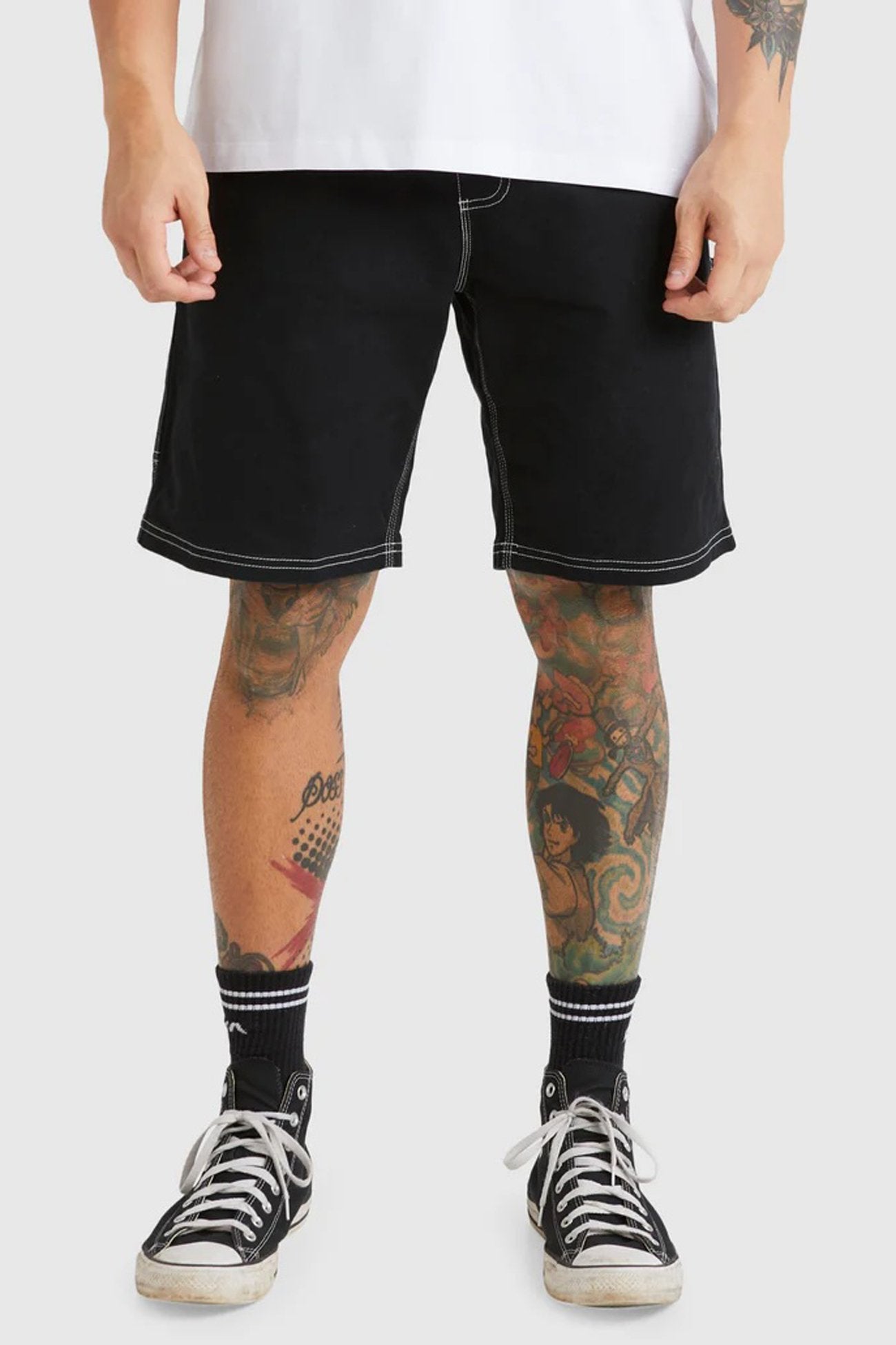 Americana Carpenter Short Black