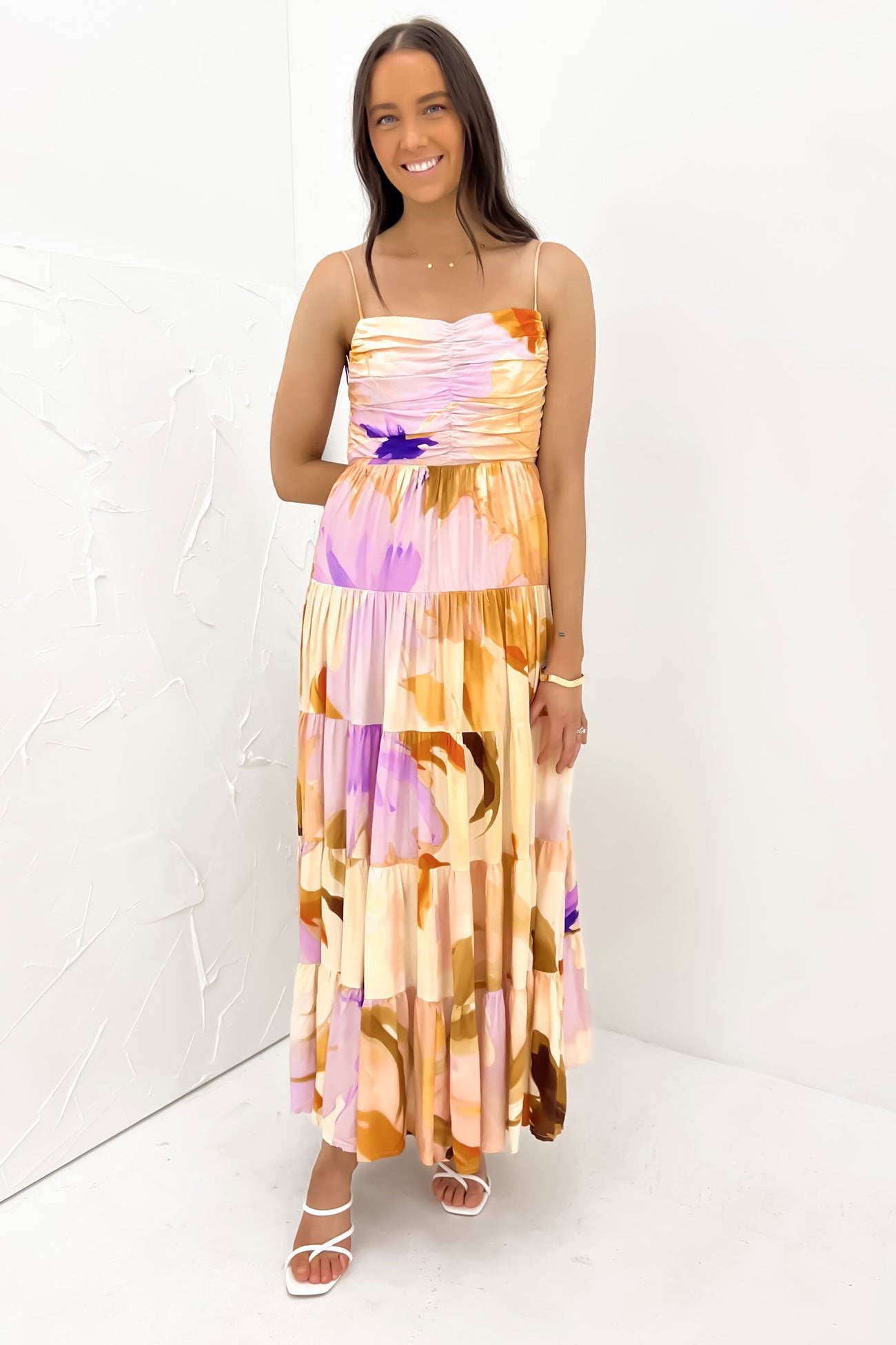 Anisa Maxi Dress Peach