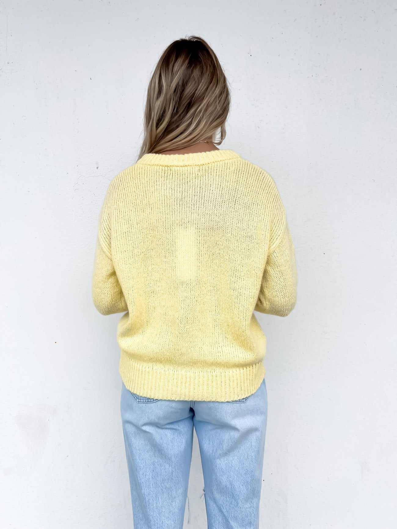 Annie Knit Jumper Lemon