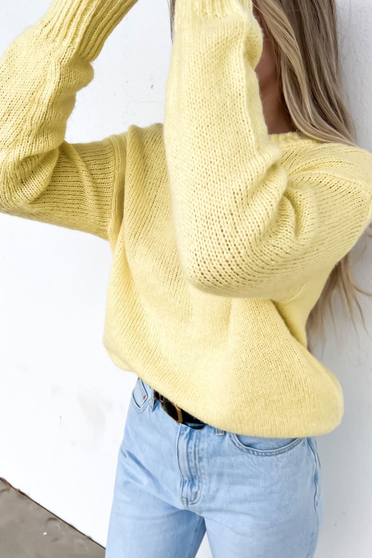 Annie Knit Jumper Lemon