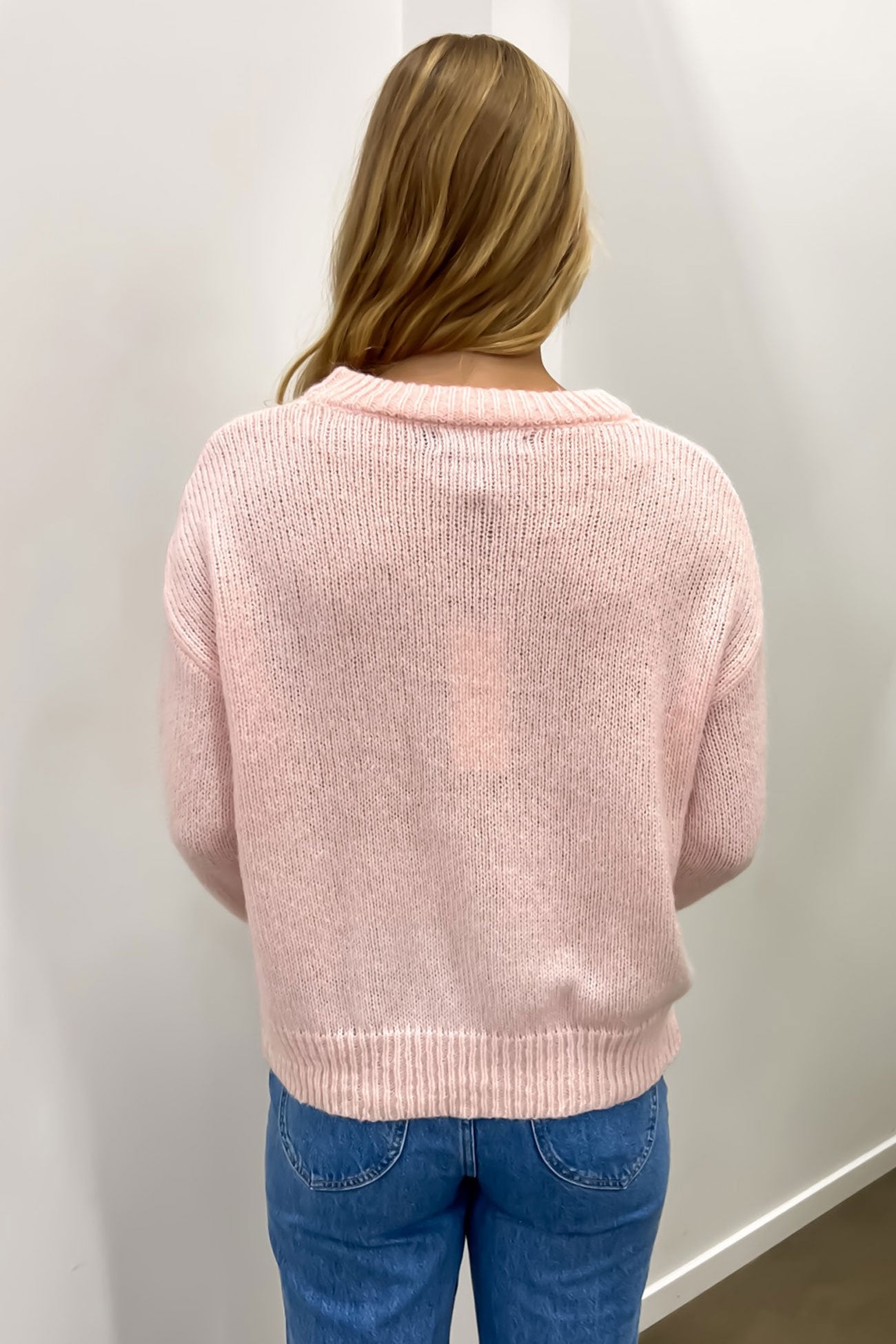 Annie Knit Jumper Pink