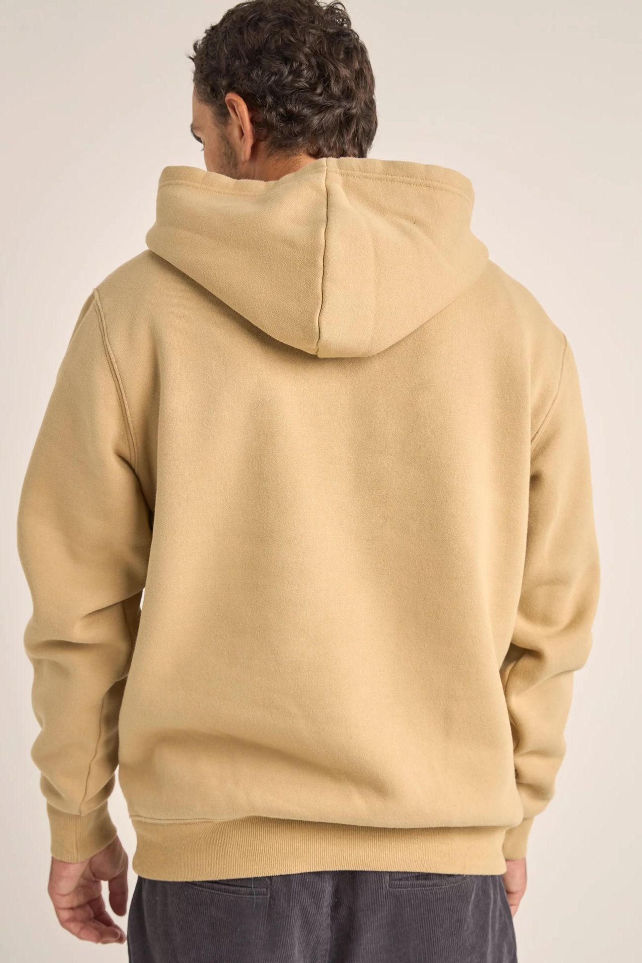 Arch Heavyweight Fleece Hood Sand