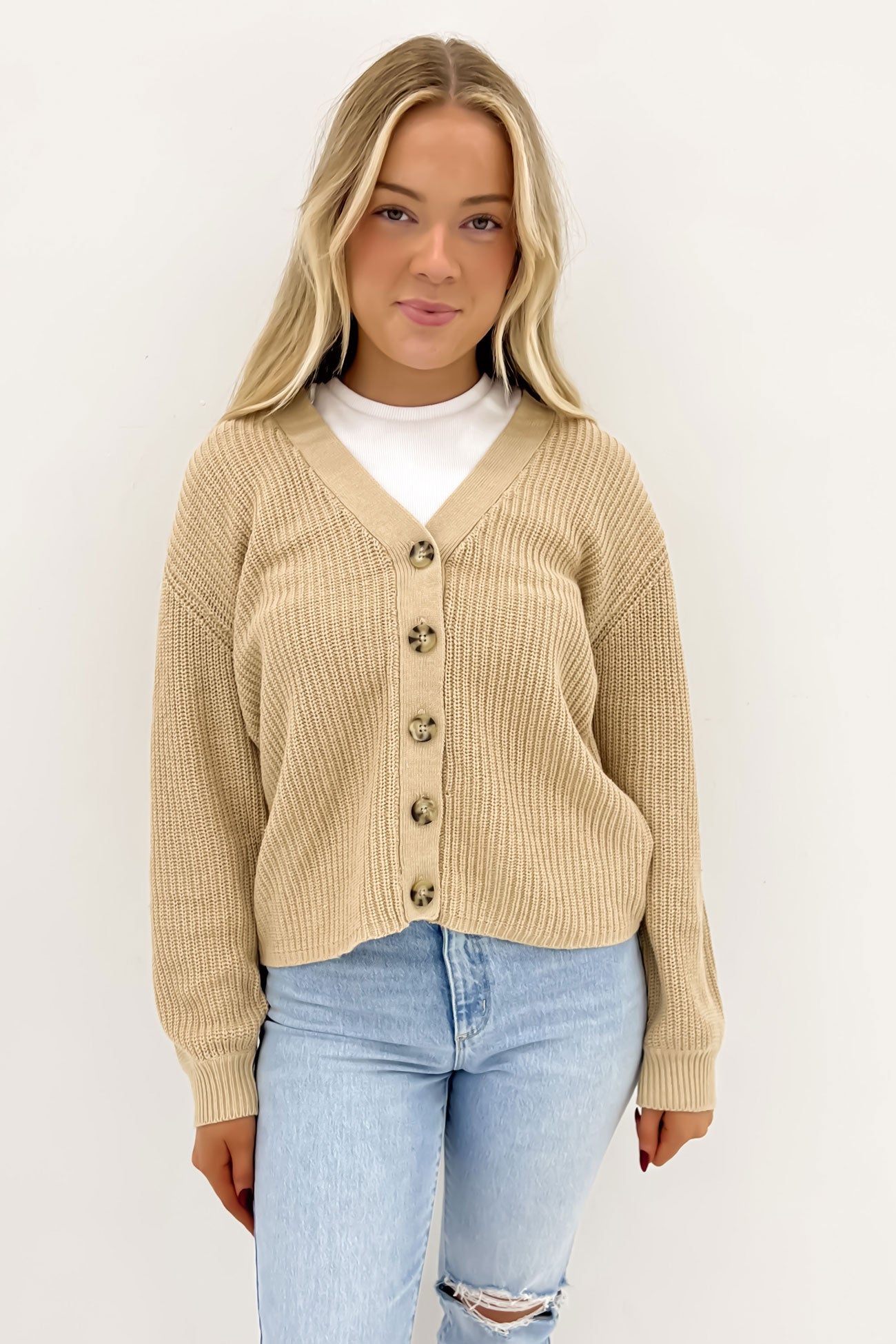 Arlo Knit Cardi Oatmeal