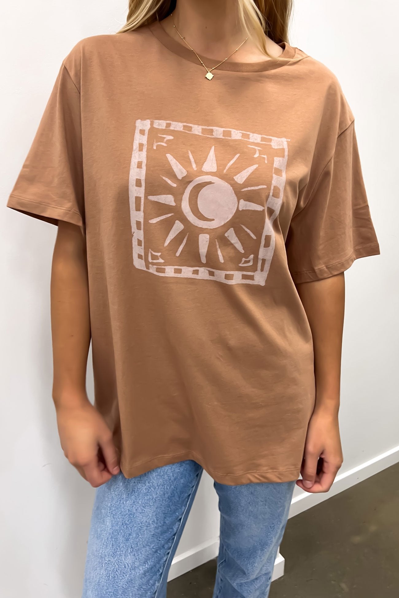 Astro Boyfriend Tee Brown