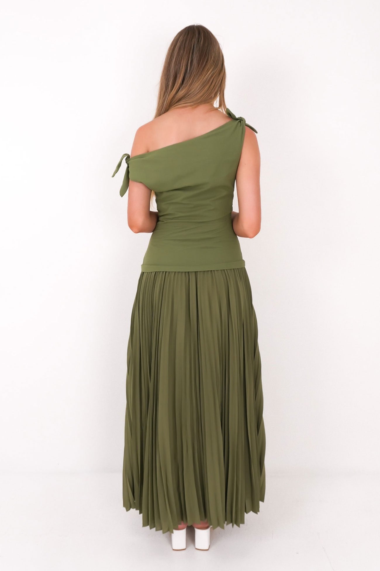 Augusta Maxi Dress Olive