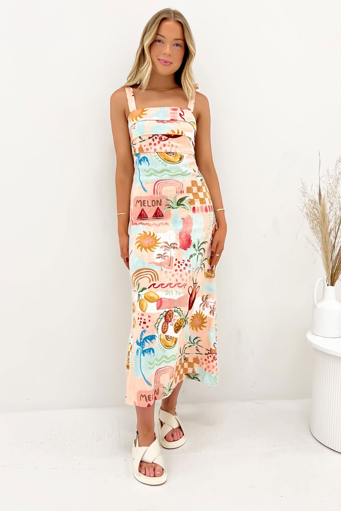 Avalynn Midi Dress Summer Haze