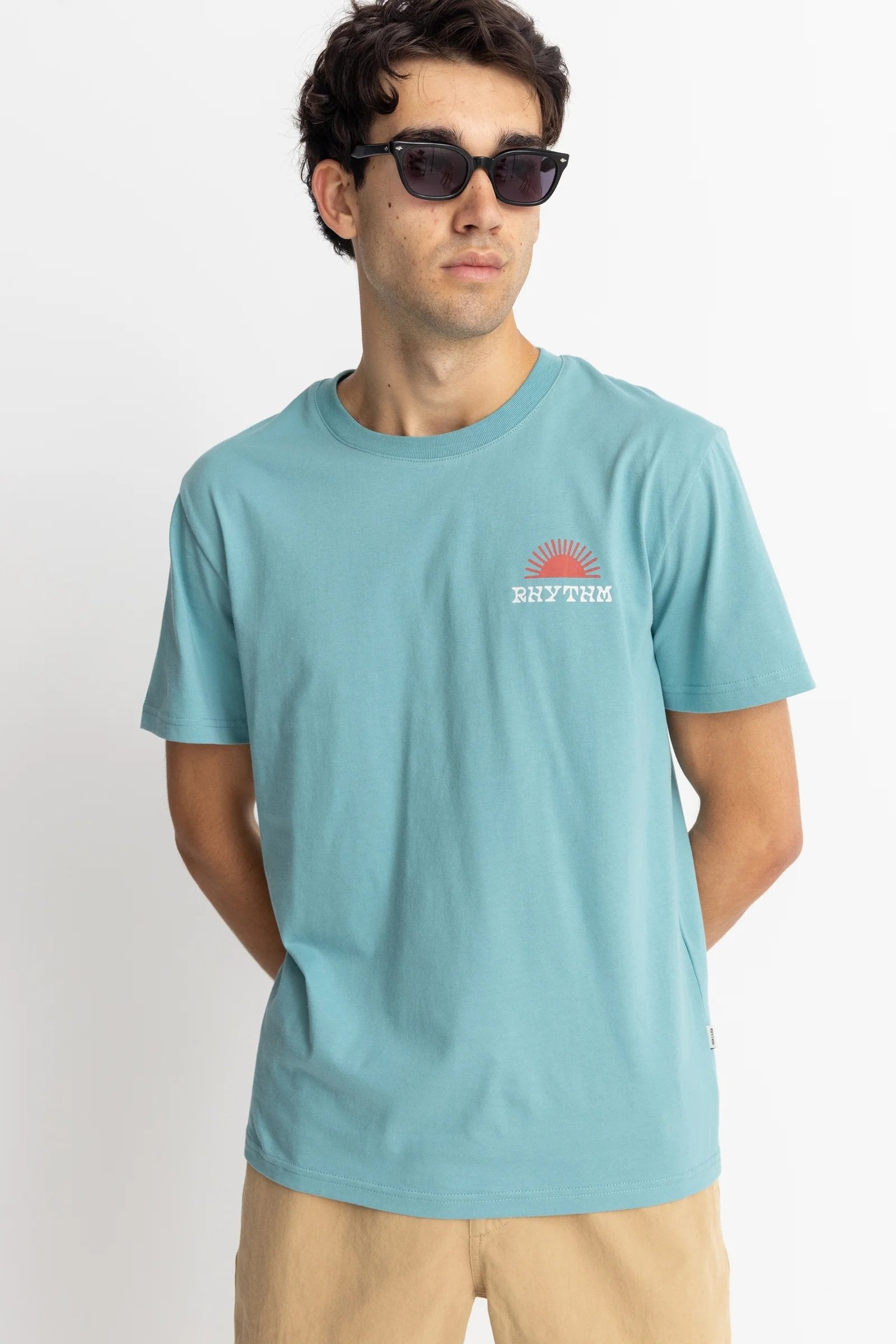 Awake Short Sleeve T-Shirt Mineral Blue