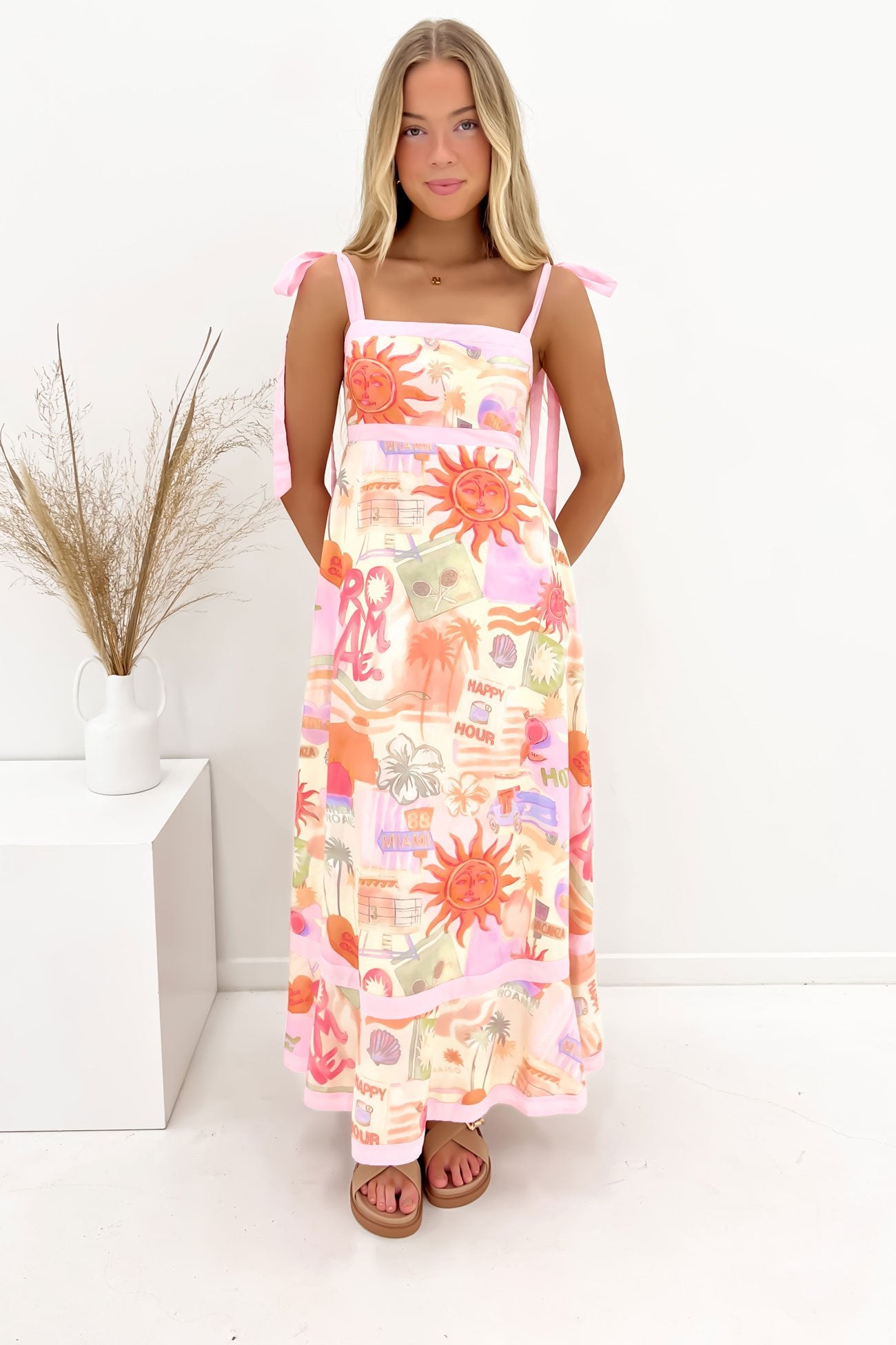 Azuka Midi Dress Roame