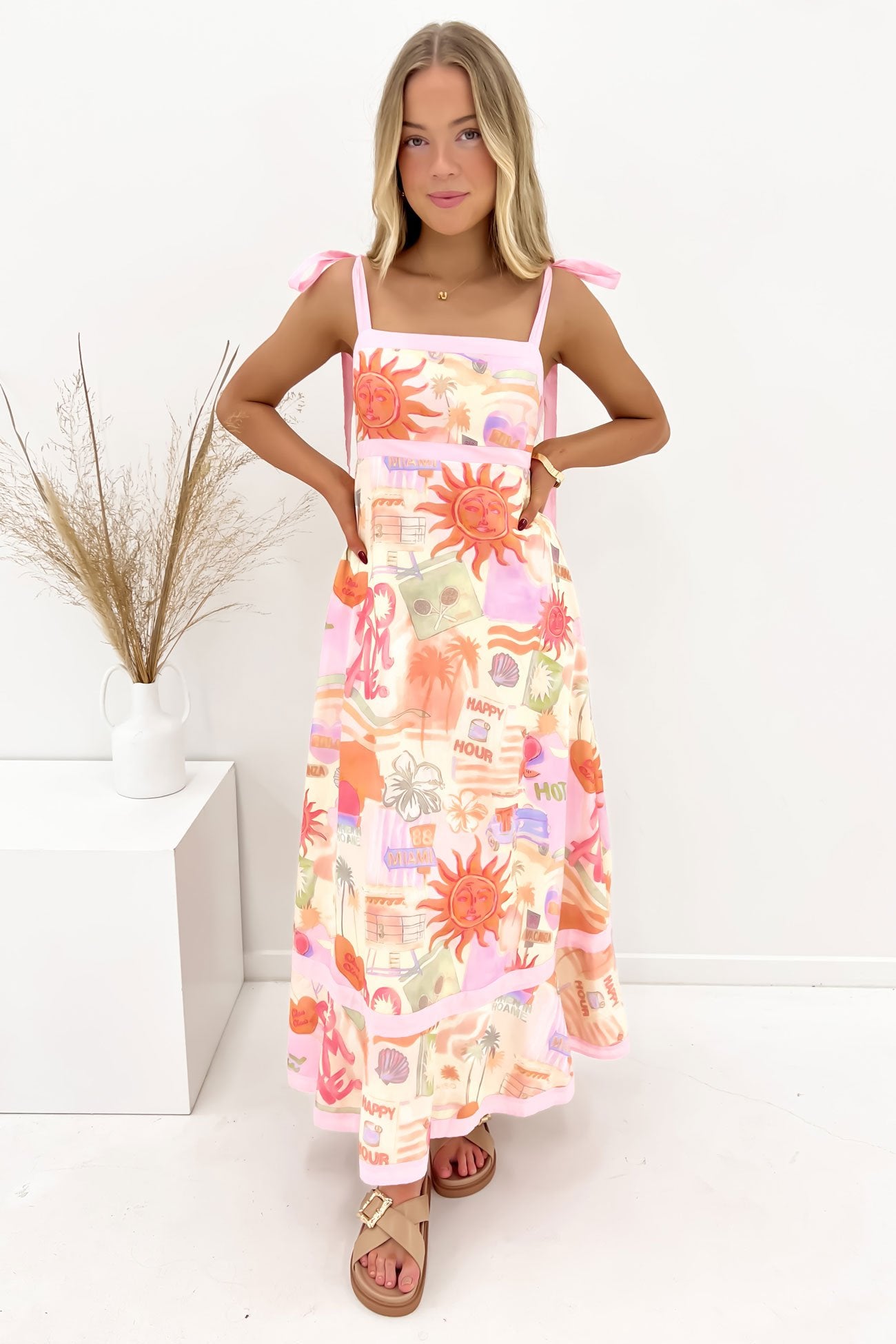 Azuka Midi Dress Roame