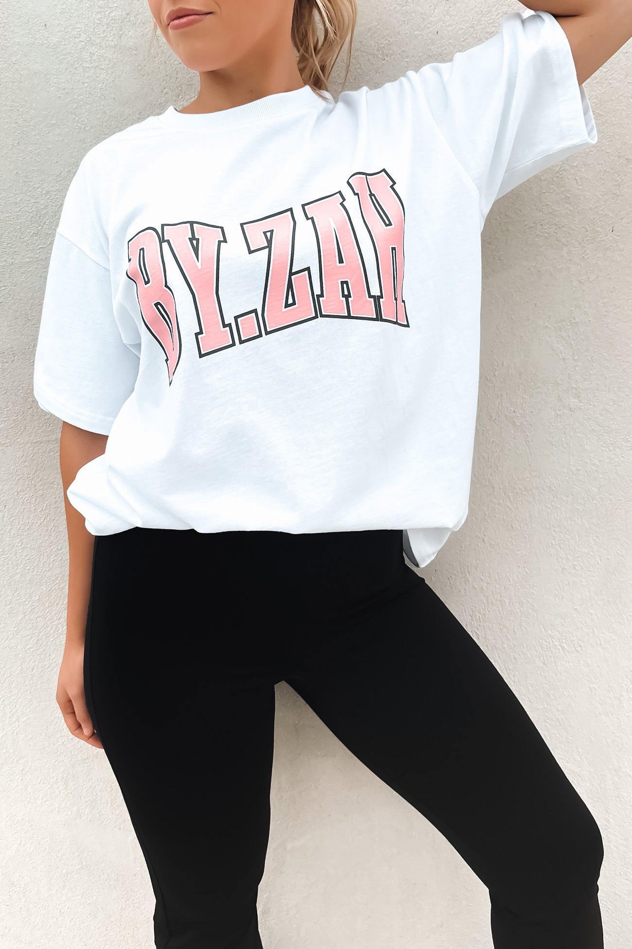 BY. ZAH University Tee White