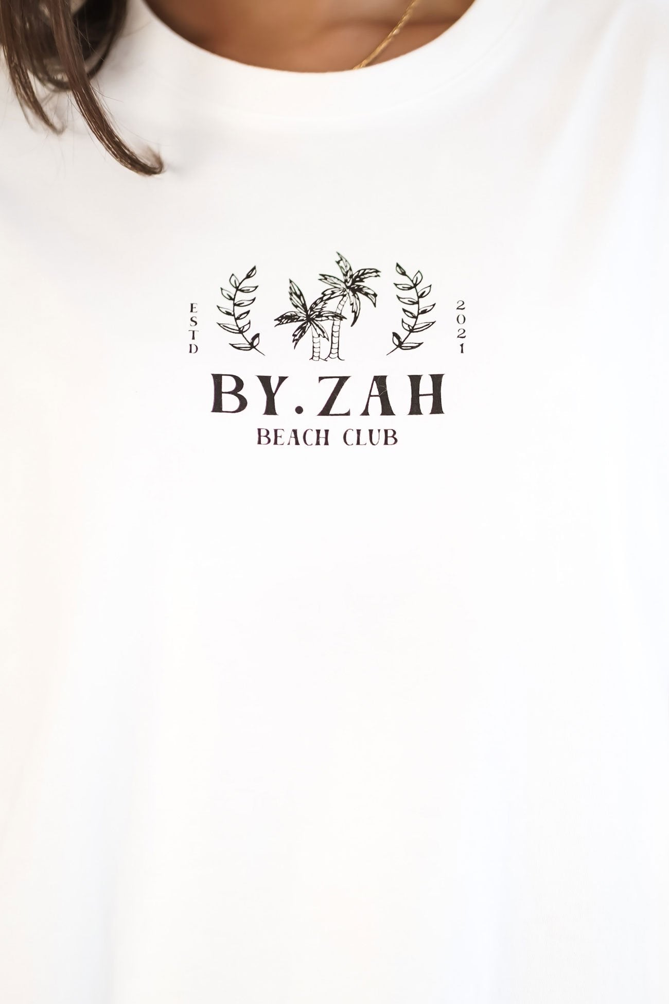 BZ Palm Tee Vintage White