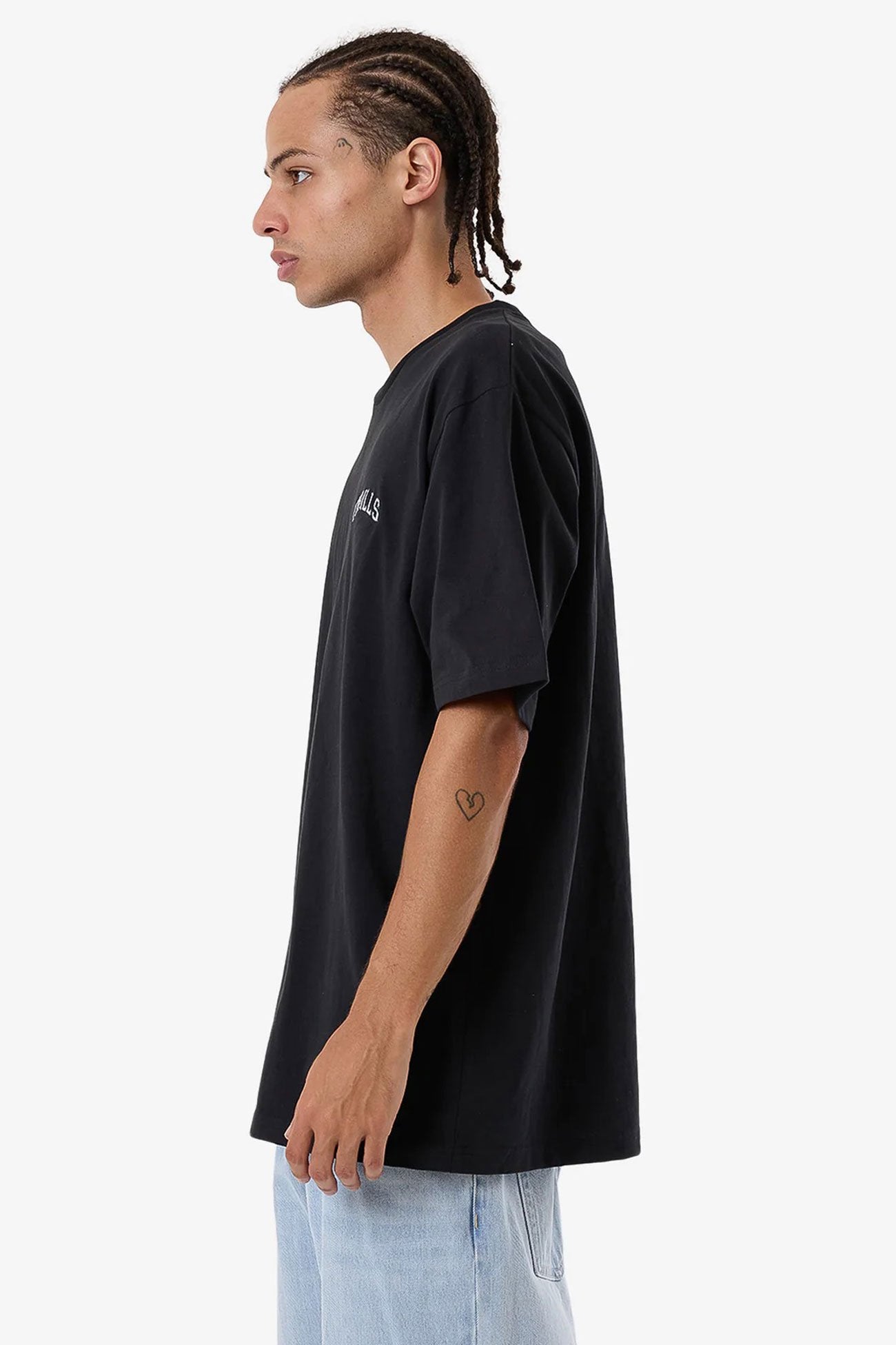 Believe Oversize Fit Tee Black