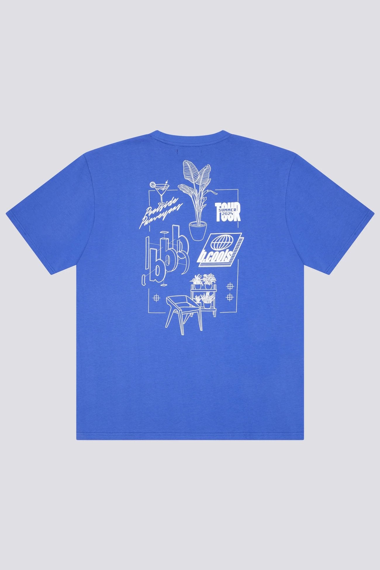 Blueprint Tee Cyber Blue